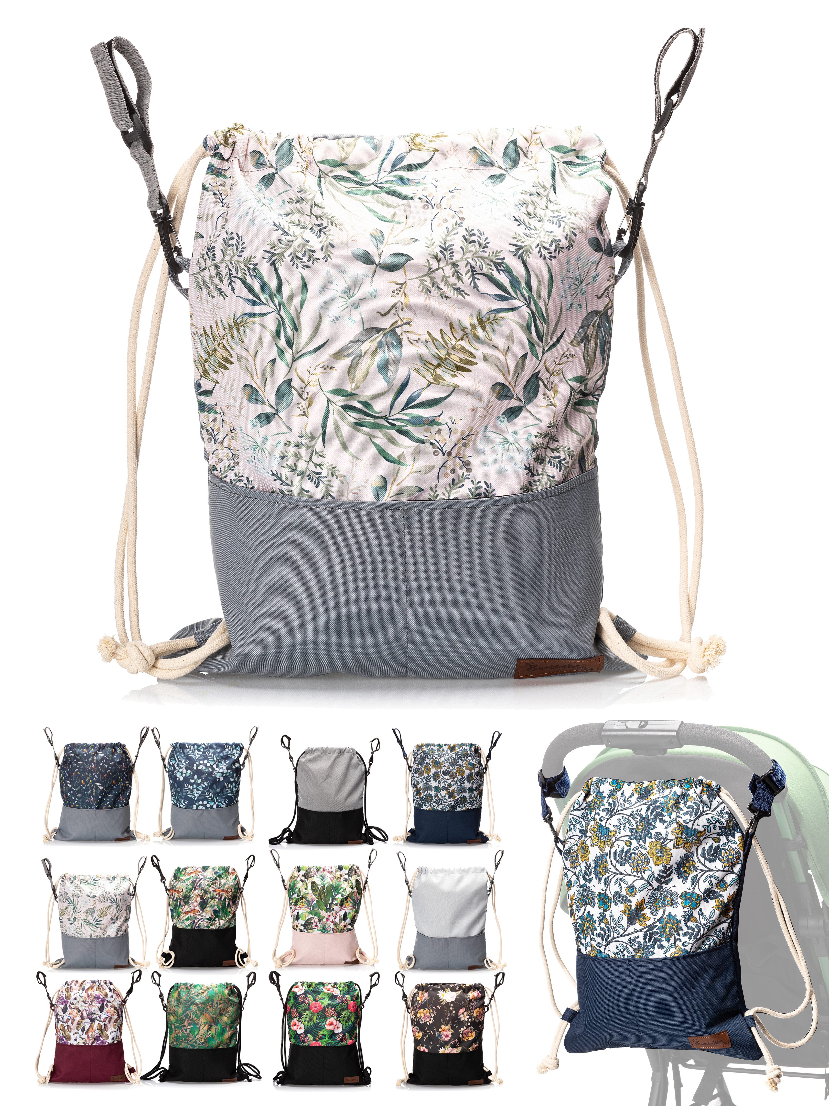 BambiniWelt by Rafael K. Wickeltasche Wickeltasche BEUTEL für Kinderwagen Buggy Babytasche