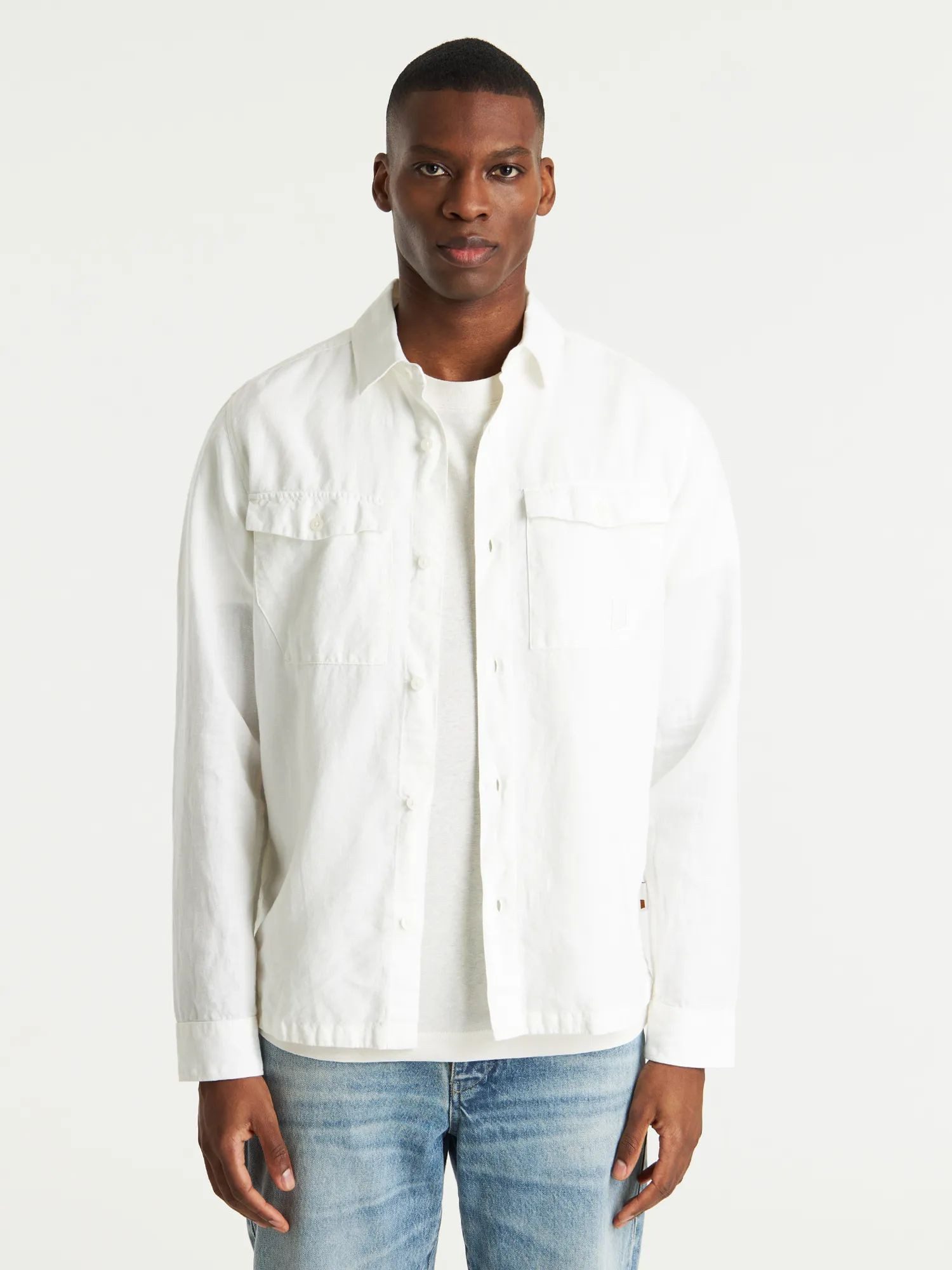 CHASIN' Leinenhemd STRYKE LINEN - Herren Hemd - Regular Fit - Leinenmix - Langarmhemd
