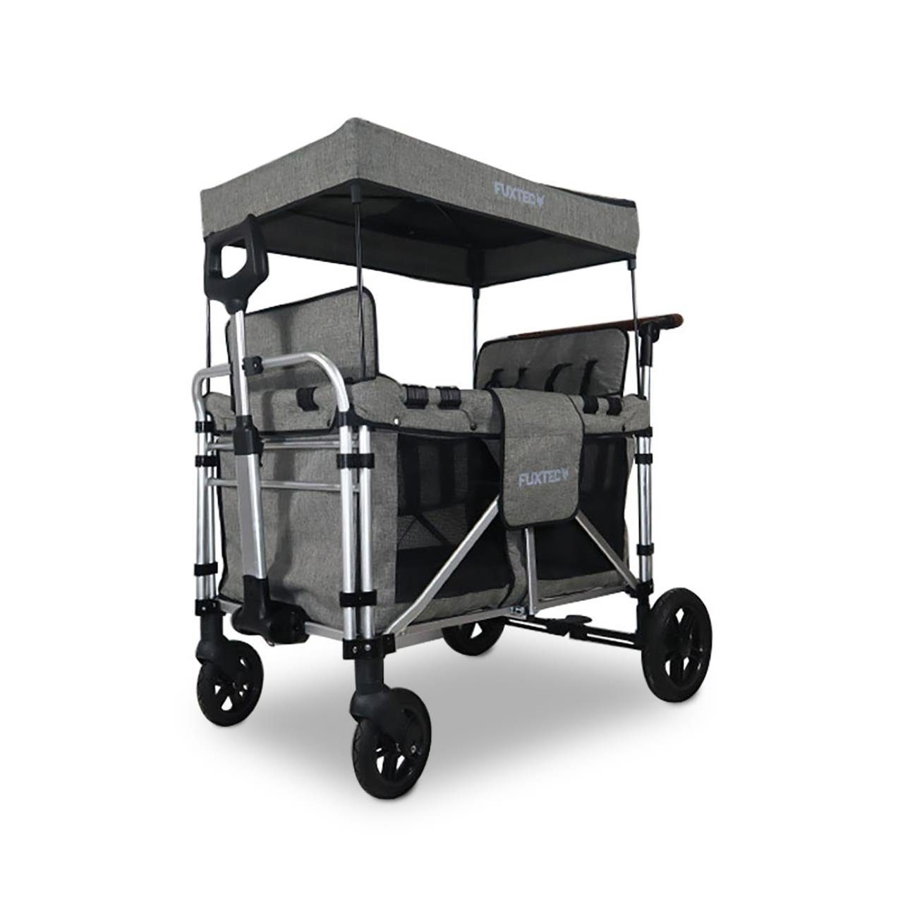 FUXTEC Bollerwagen FX-CTXL900, 4-Sitzer, gepolsterter Innenraum, großes Transportvolumen, bis zu 75kg