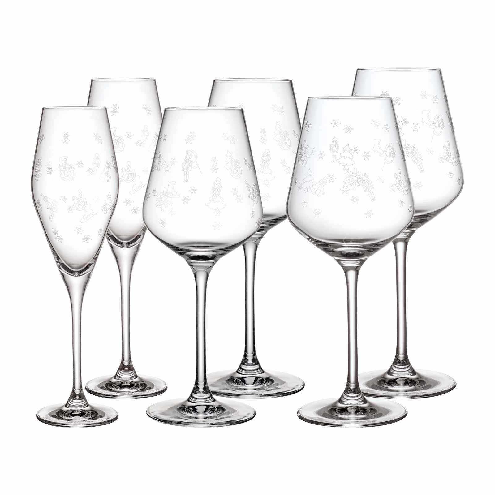 Villeroy & Boch Стекло-Set Toy's Delight Wein- und Sektgläser-Set 6er Set, Kristallglas
