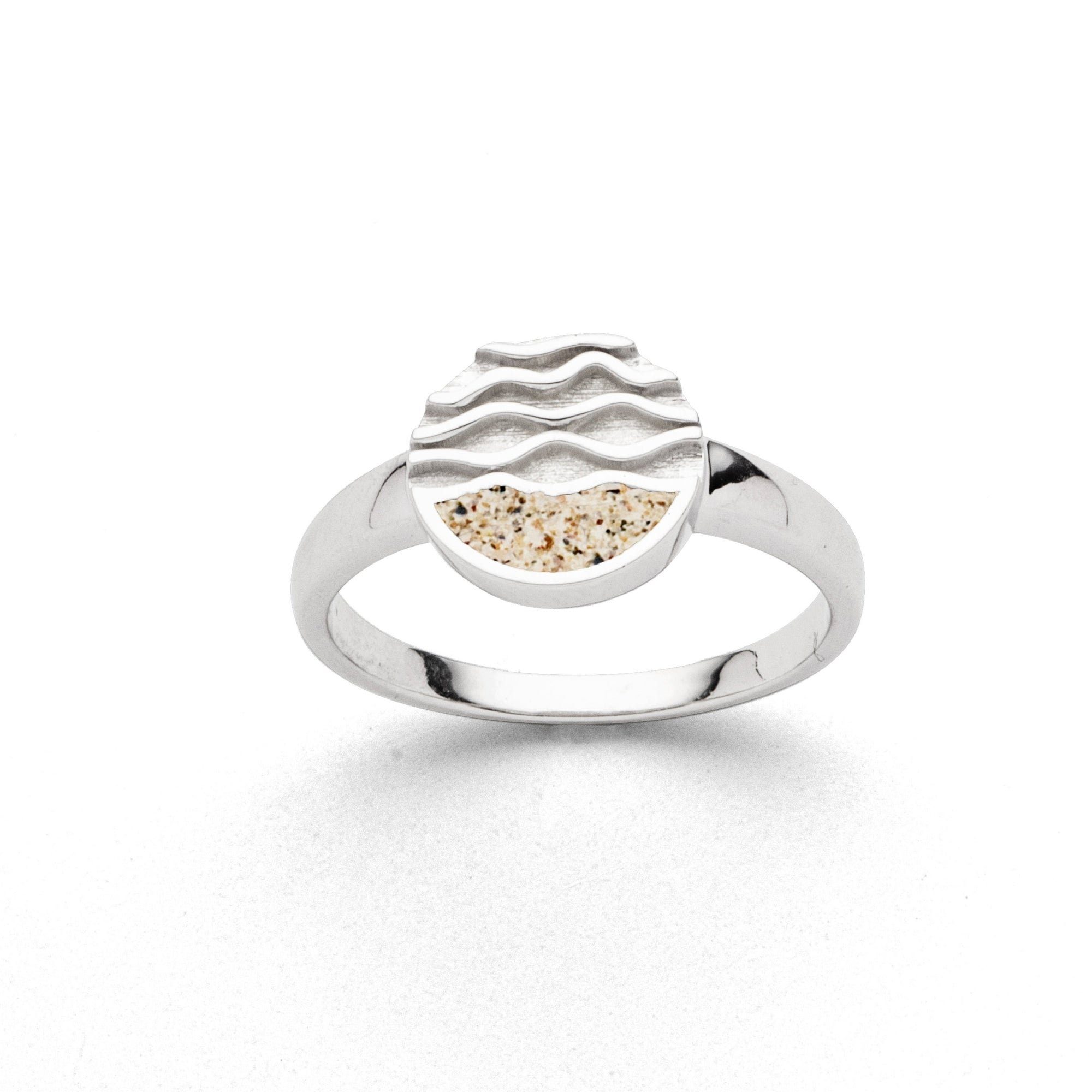 DUR Fingerring DUR Schmuck: Ring, "Strandwellen", mit Strandsand, R5966 günstig online kaufen
