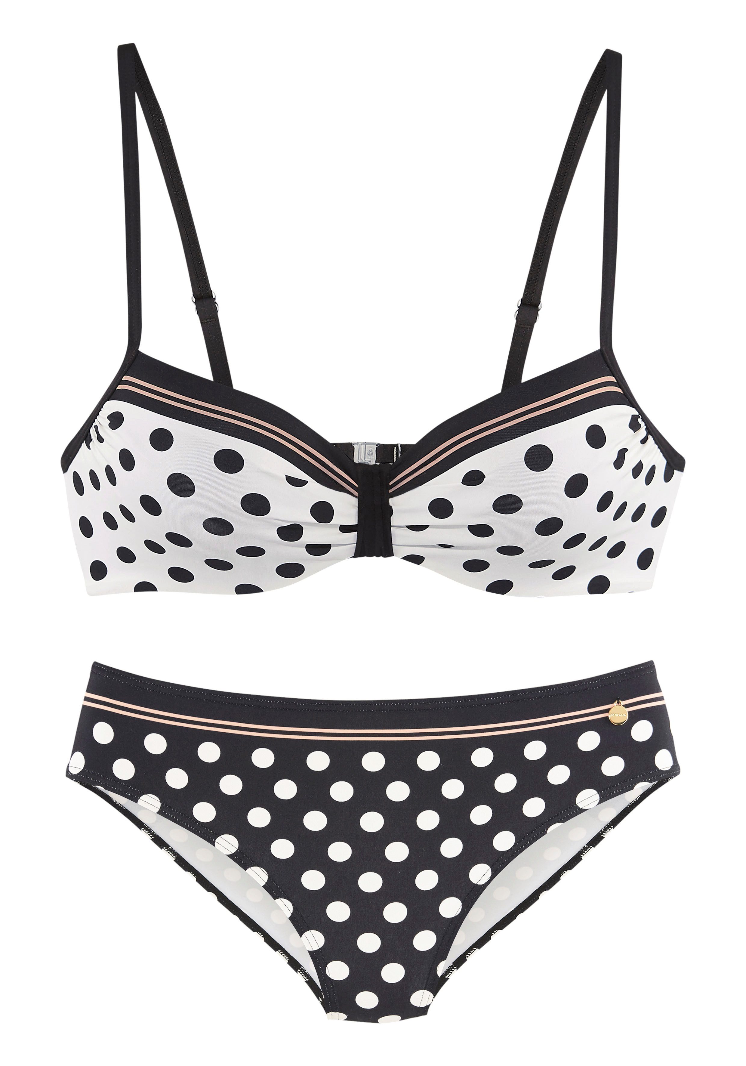 LASCANA Bügel-Bikini mit süßen Tupfen günstig online kaufen