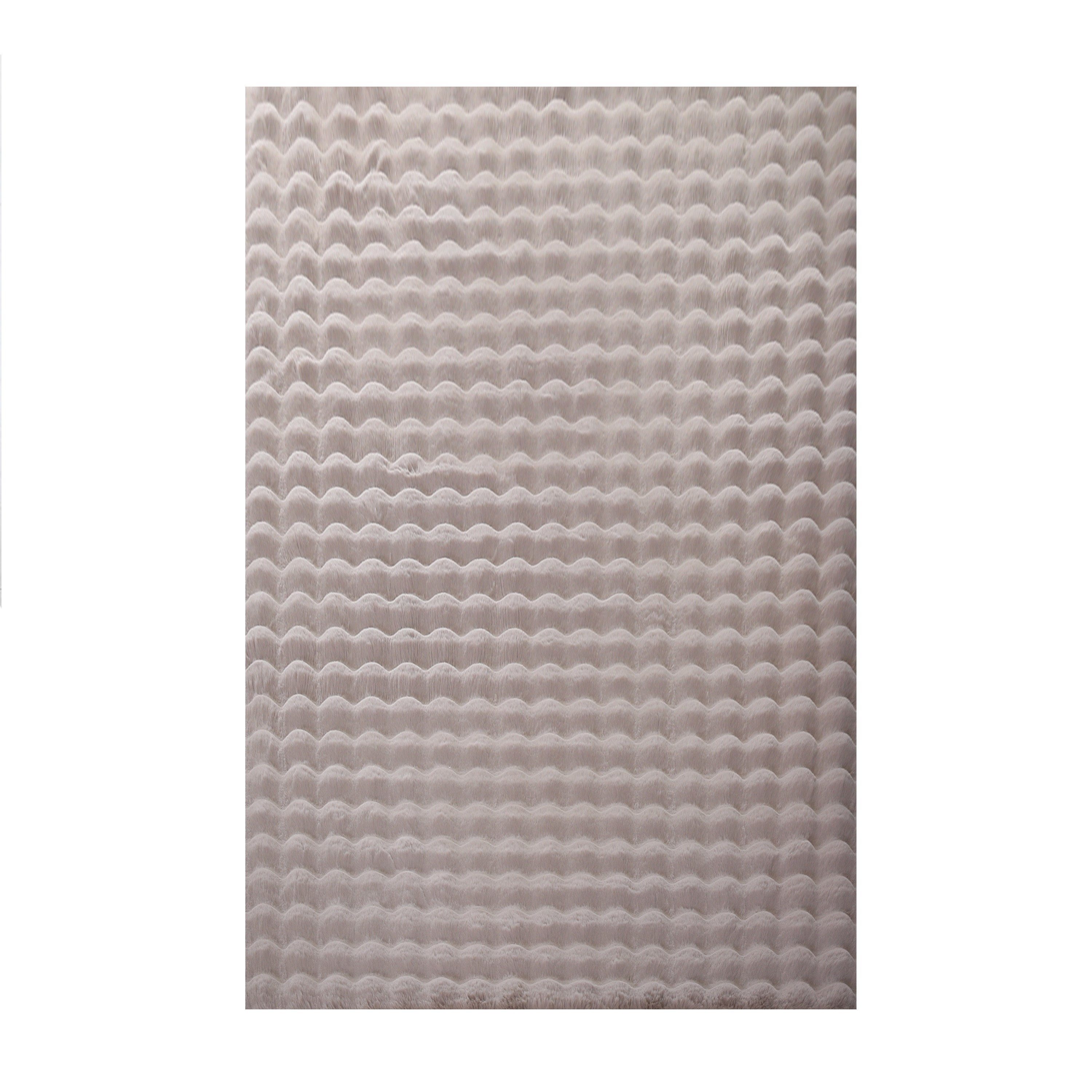 Ayyildiz Teppiche Hochflor-Teppich AMBIANCE 5110, auch als Läufer, rechteckig, Höhe: 25 mm, Fell Haptik / Besonders weich / Dicker Flor / Pflegeleicht – Bild 2 von 5