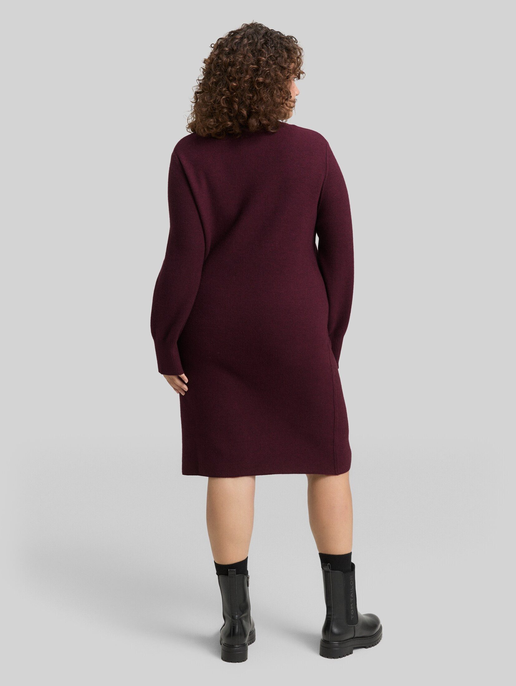 TOM TAILOR PLUS Sommerkleid Kleider & Jumpsuits Plus Size - Strickkleid mit Stehkragen