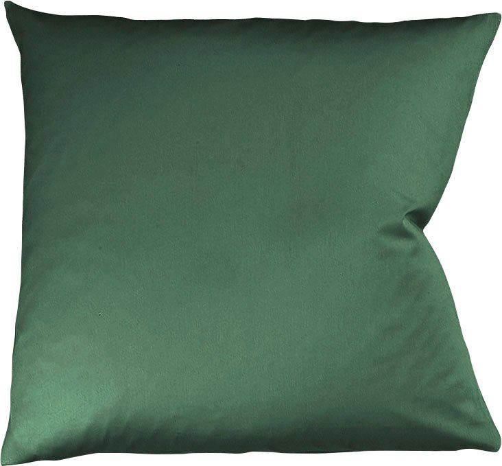 fleuresse Kissenbezug Colours Mako Satin, 100% Baumwolle, mit Reißverschluss, (2 Stück), Mako Satin, glänzend, glatt, Premium Qualität