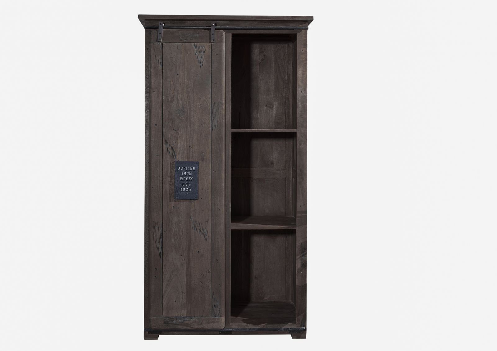 Massivmoebel24 Dreh-/Schwebetürenschrank #216 (Schrank Mango 100x60x190 günstig online kaufen