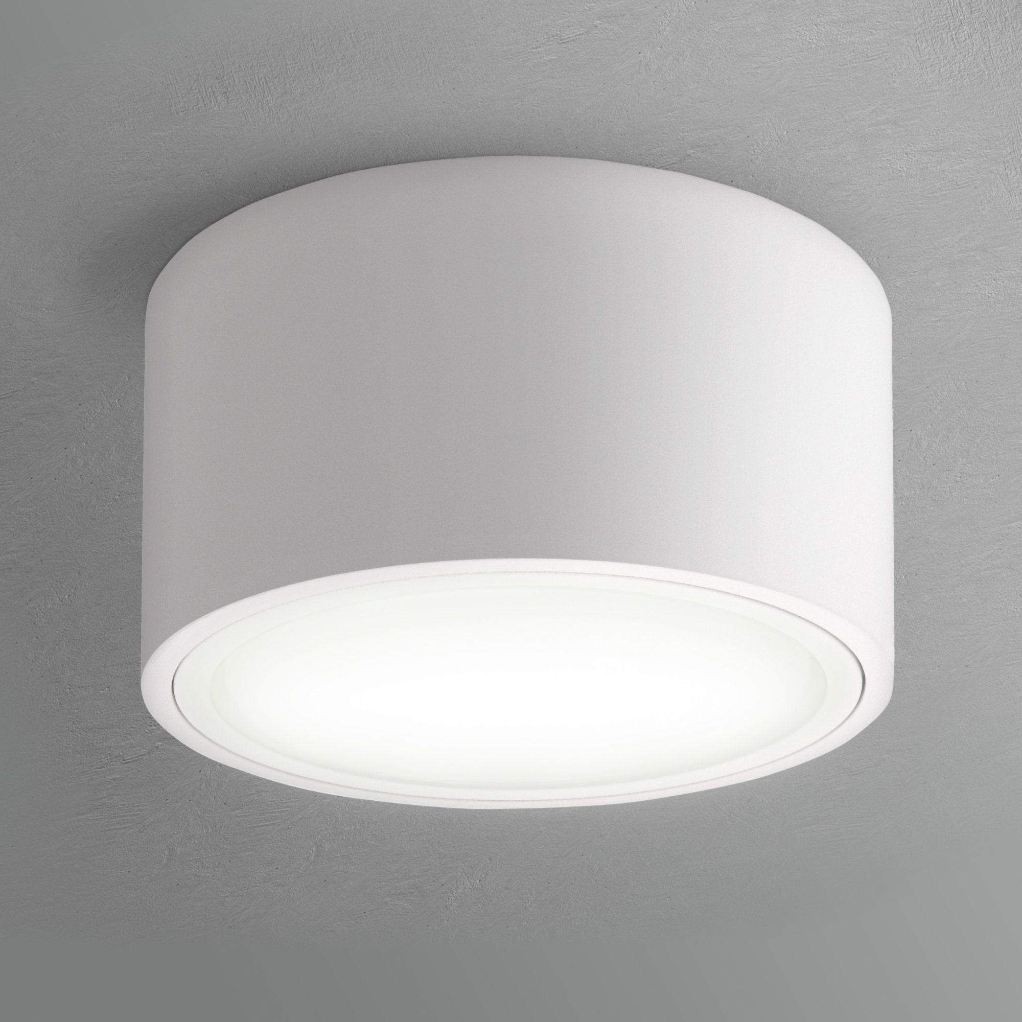 SSC-LUXon CELI-1A Deckenspot LED flach - Aufbauleuchte schwenkbar in Alu gebürstet inkl