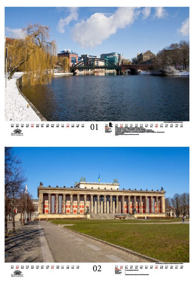 Thumbnail - Seelenzauber Wandkalender Reisezauber Berlin DIN A3 Kalender für 2025 Deutschland Hauptstadt