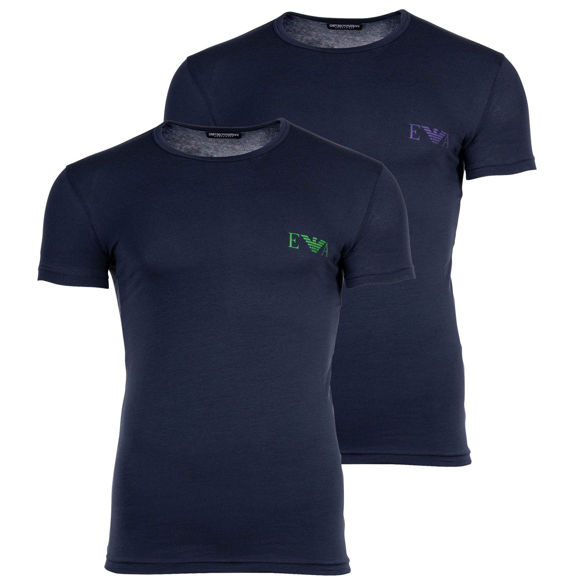 Emporio Armani T-Shirt Herren T-Shirt, 2er günstig online kaufen