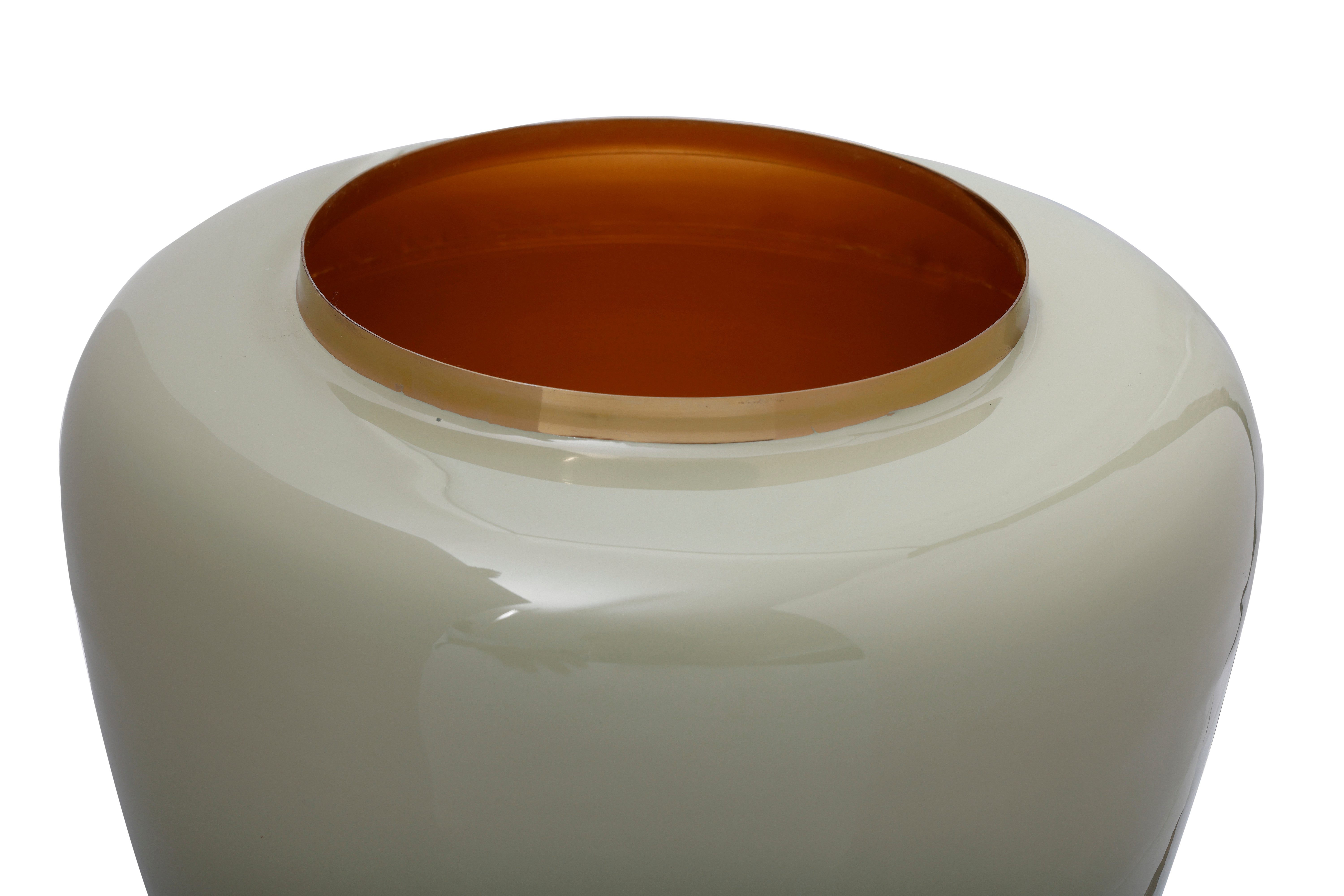 Kayoom Dekovase Vase Artisse 125, Dekorative Metall-Vase, glanzvoll lackiert, Innenversiegelung