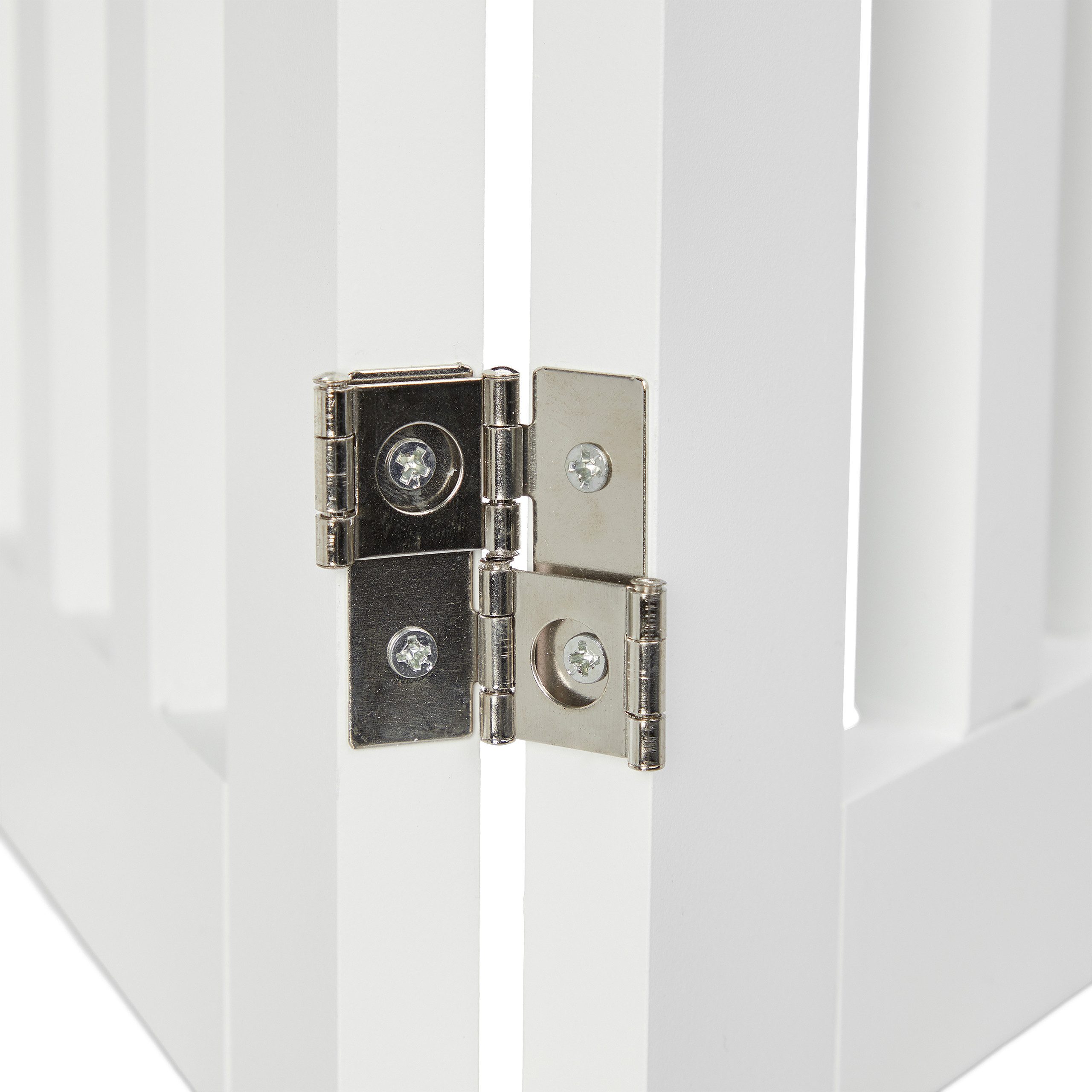 relaxdays Universalschutzgitter Weißes Absperrgitter 70 cm hoch