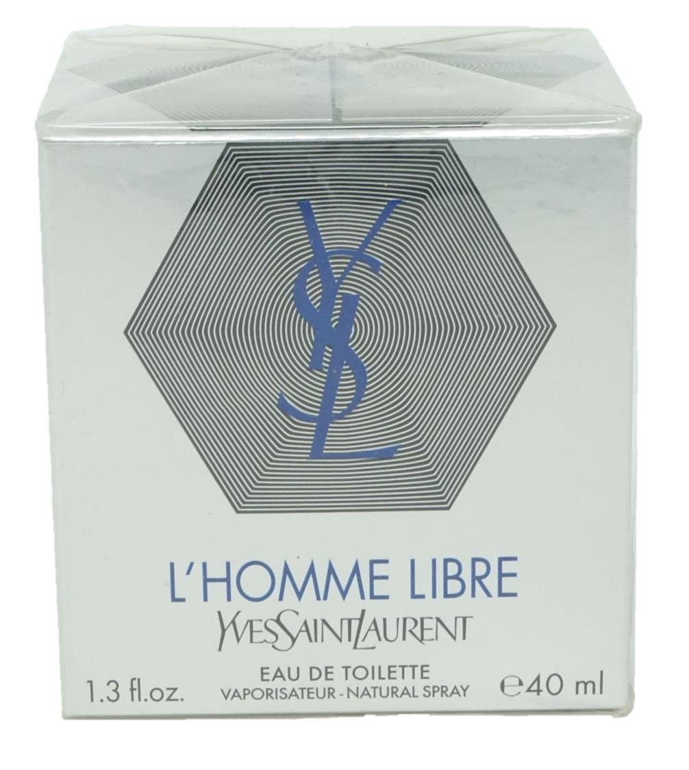 YVES Eau Libre de 40ml Toilette de Toilette LAURENT L'Homme Saint SAINT Spray Yves Eau Laurent