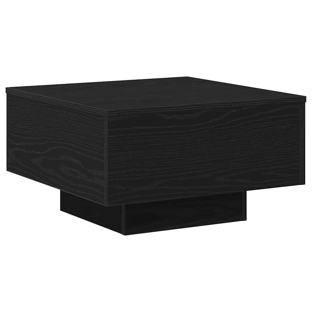 furnicato Couchtisch Moderner 55 x 55 x 31 cm in Schwarz Eichen-Optik (1-St), Stabiler Wohnzimmertisch mit glatter Oberfläche für das Wohnzimmer – Bild 5 von 5