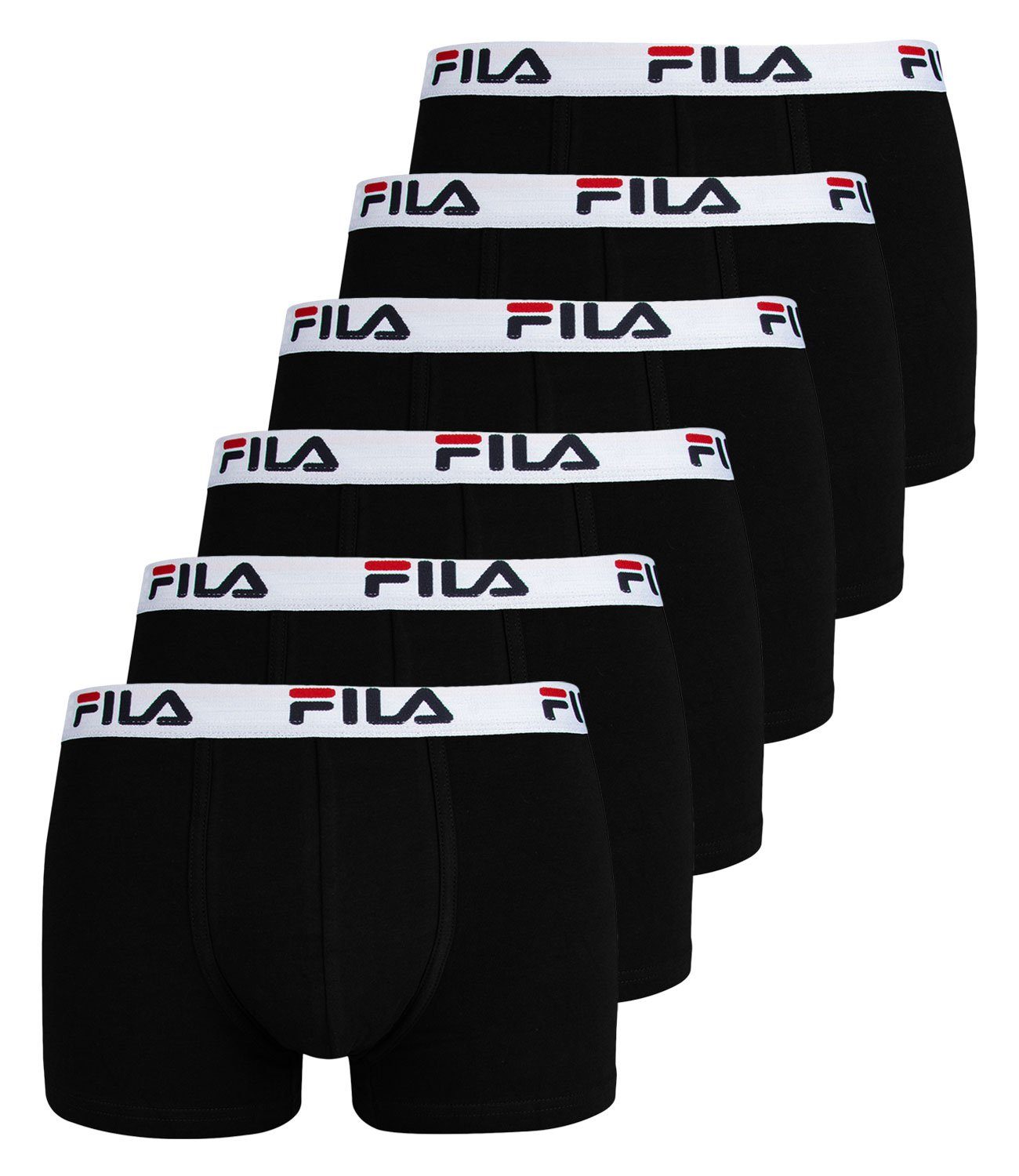 Fila Boxer Man Boxer (6-St., 6er Set) mit Markenschriftzügen auf dem Komfortbund