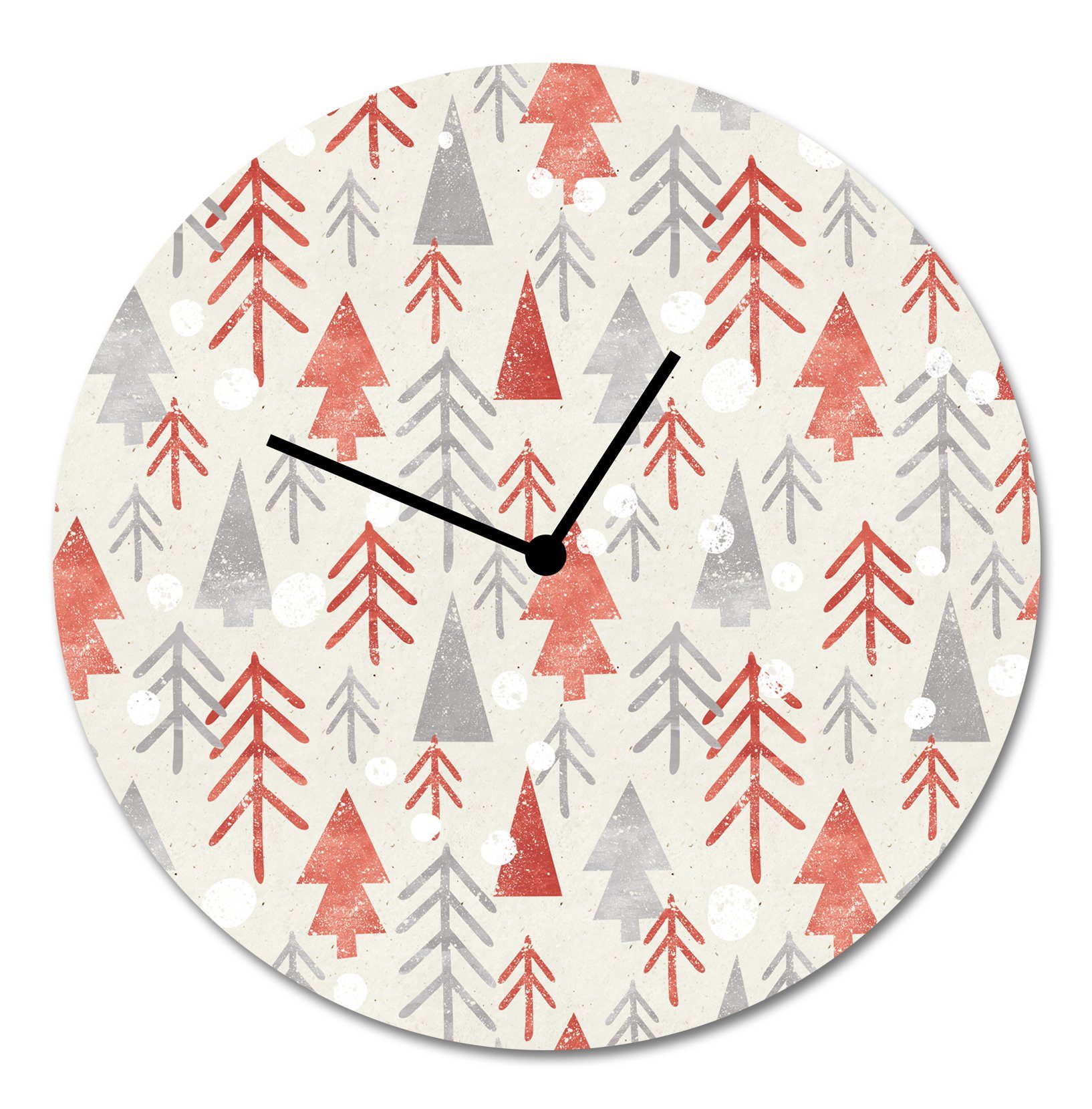 queence Wanduhr X-Mas Wanddeko Weihnachten Uhren Wanddeko