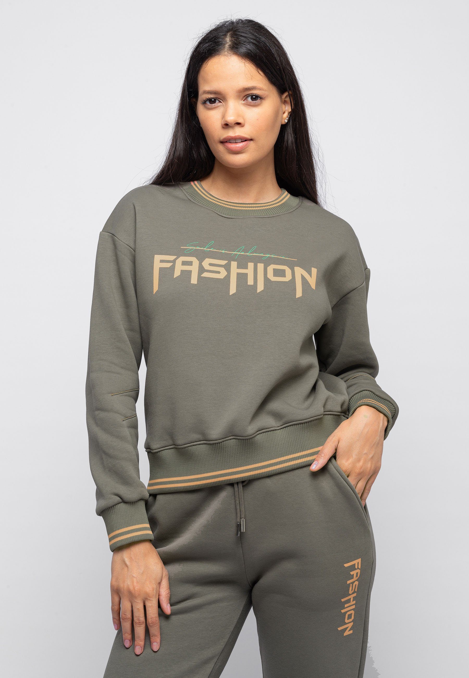 Tom Barron Trainingsanzug Tom Barron Tracksuit With Fashion Print, mit modernem Design