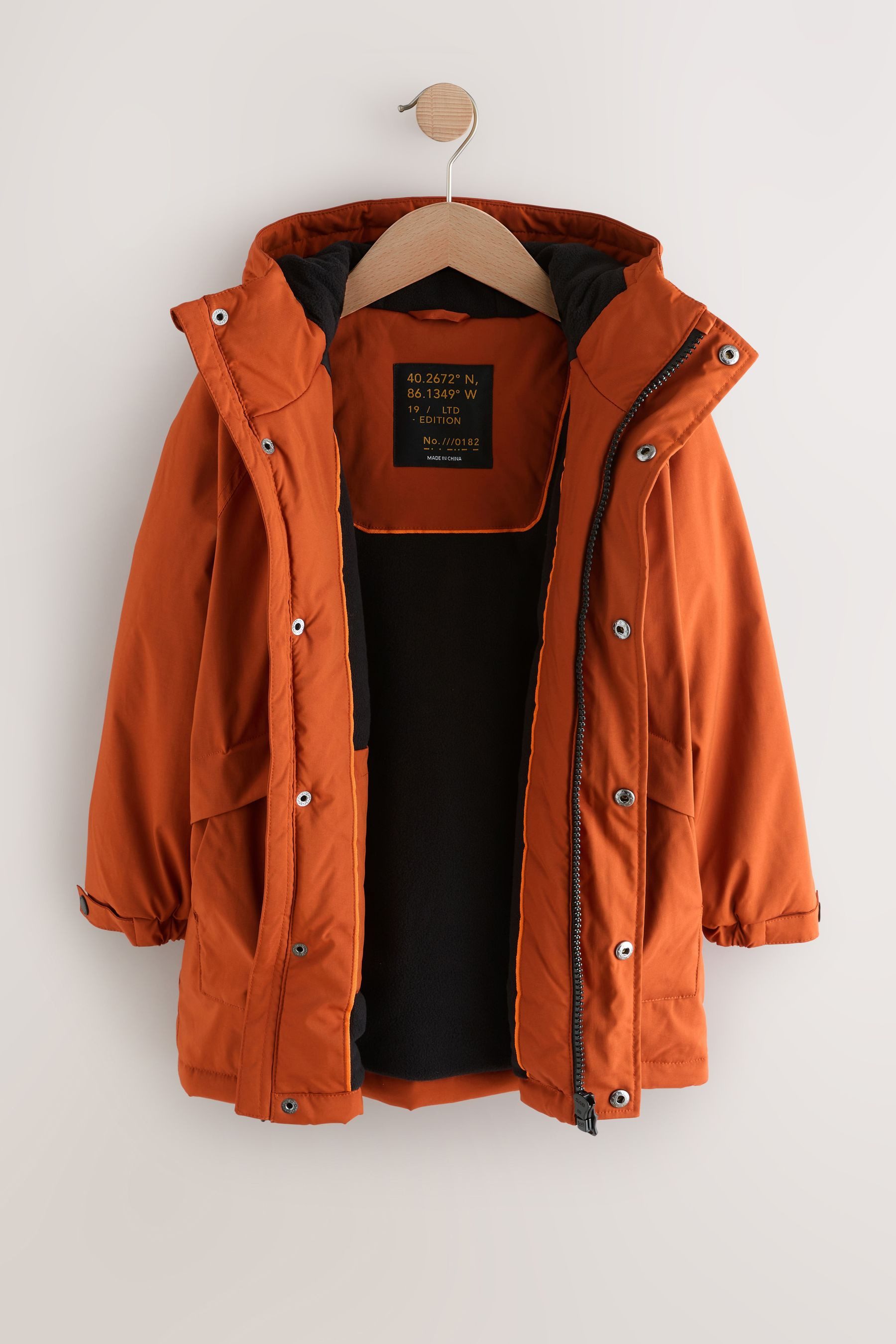 Next Parka Wasserabweisender Parka mit Fleece-Futter (1-St)