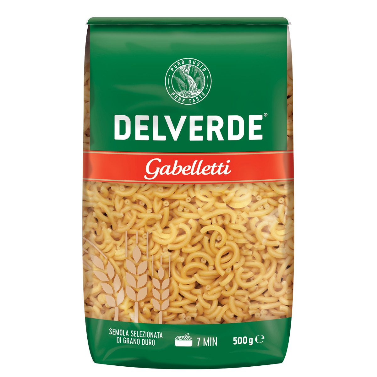 DELVERDE Nudeln, Delverde Gabelletti Nudeln aus Hartweizen italienische Pasta 500g
