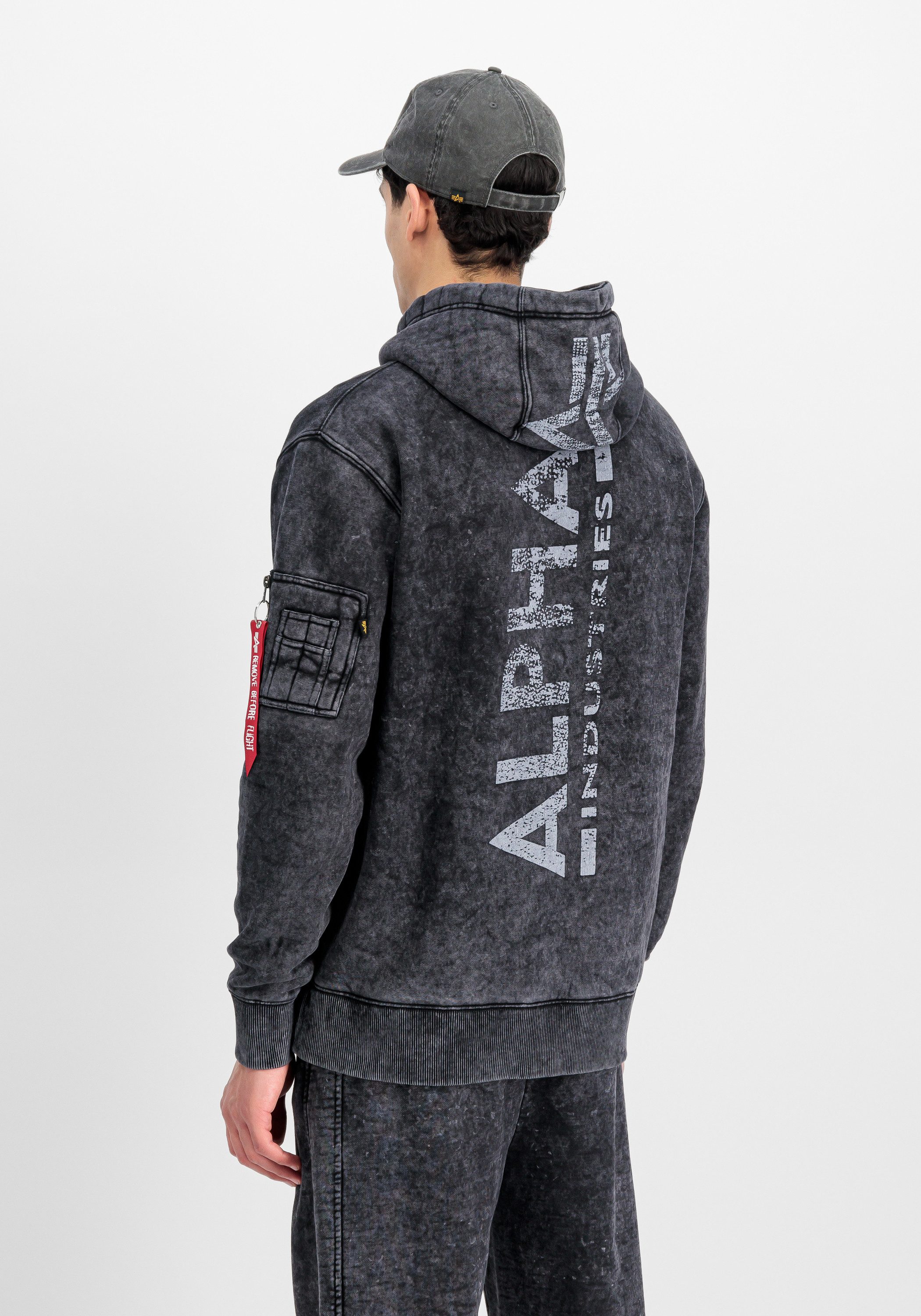Alpha Industries Hoodie Backprint Hoodie Vintage