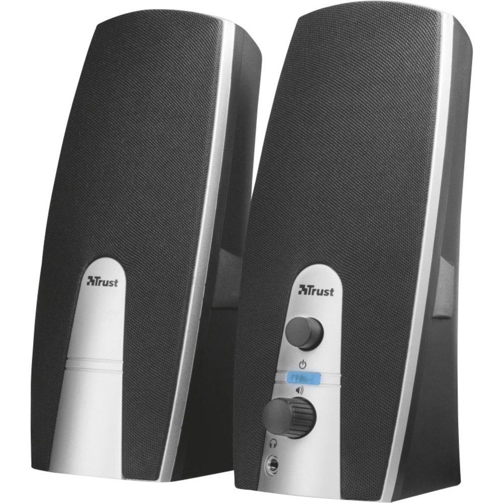 Trust MiLa 2.0 PC-Lautsprecher Kabelgebunden 5 W Schwarz, Silber PC-Lautsprecher