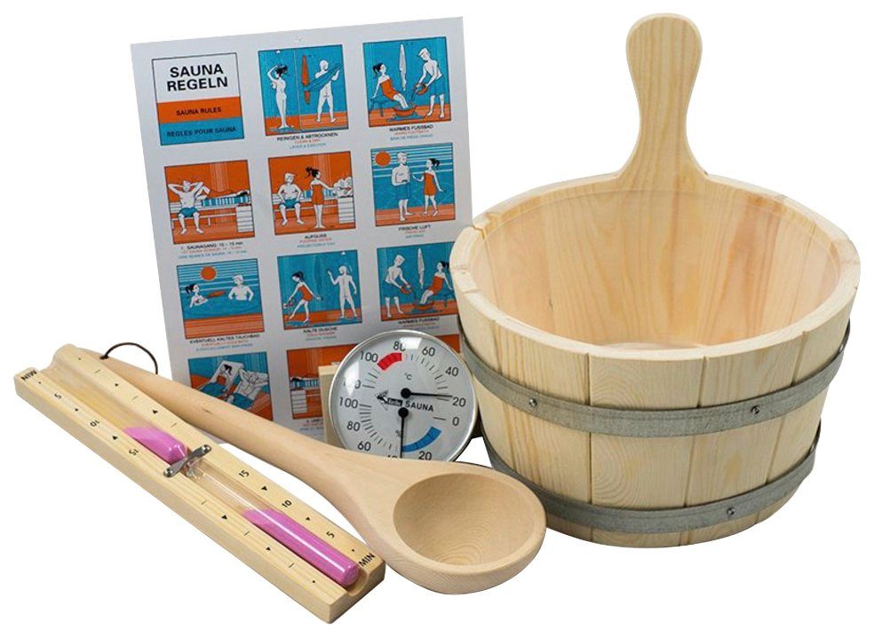 Karibu Sauna-Aufgussset Zubehörset Classic (6-tlg) günstig online kaufen