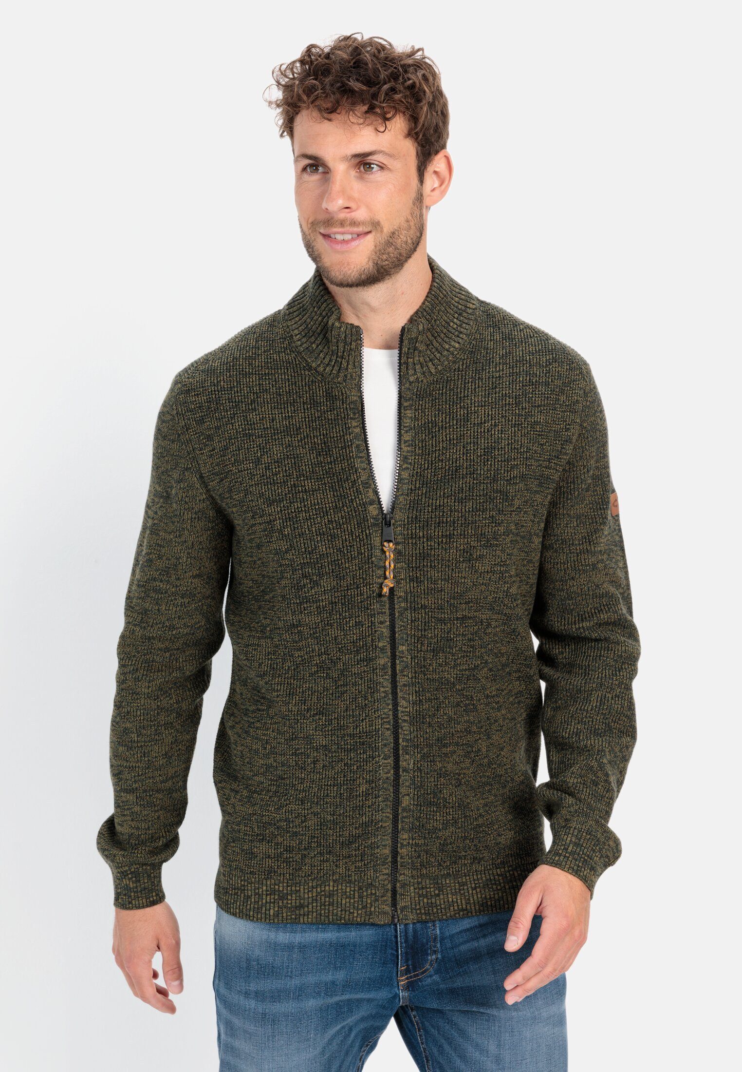 Strickjacke mit Reißverschluss