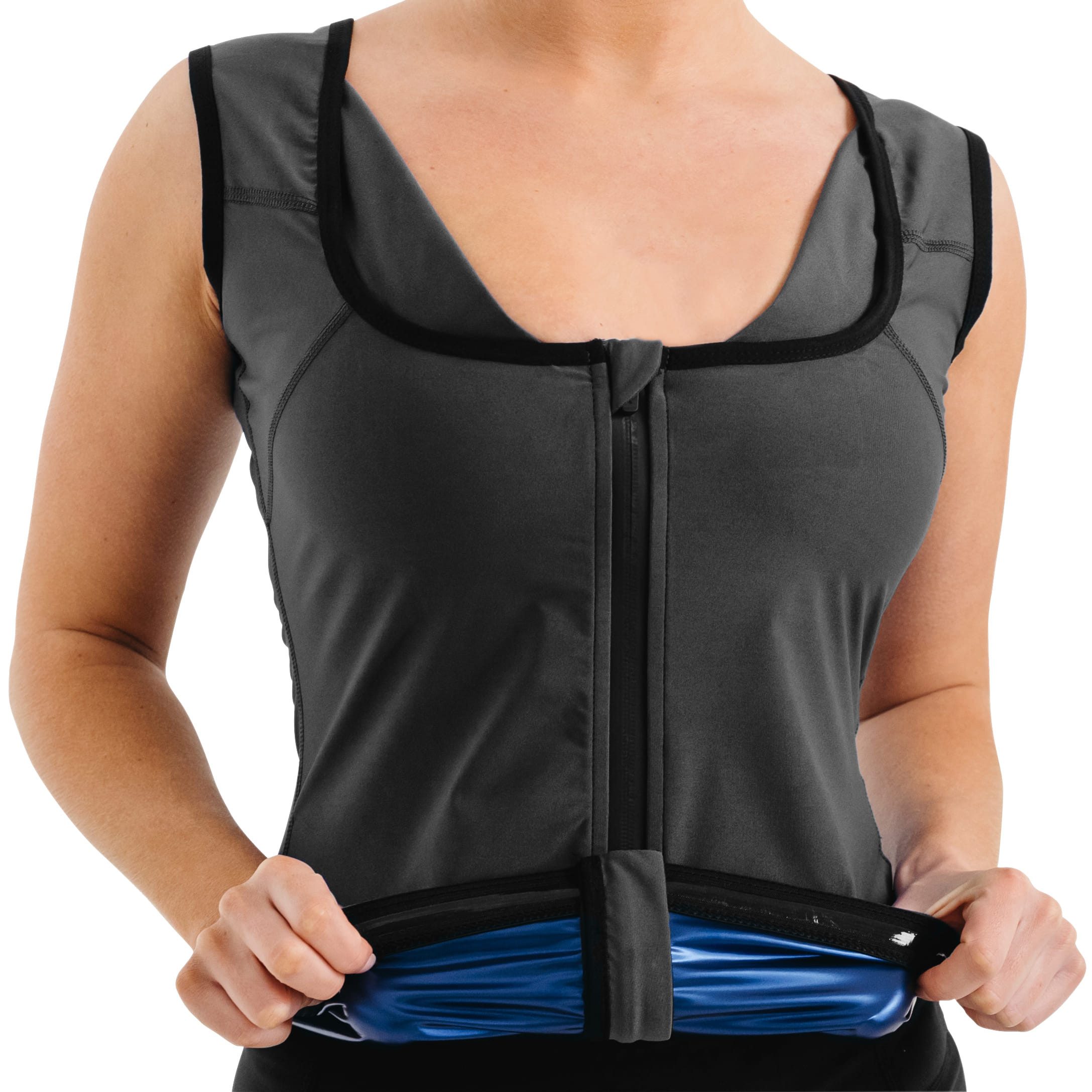 RDX Kompressionsshirt RDX Damen-Saunaweste, wärmespeichernder Schweiß-Taillentrainer