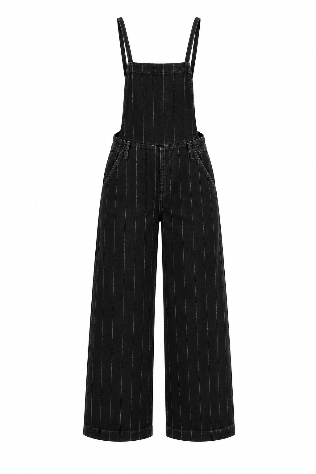 Freeman T. Porter Jumpsuit Tania Denim - Modische Damen Latzhose mit weitem Bein