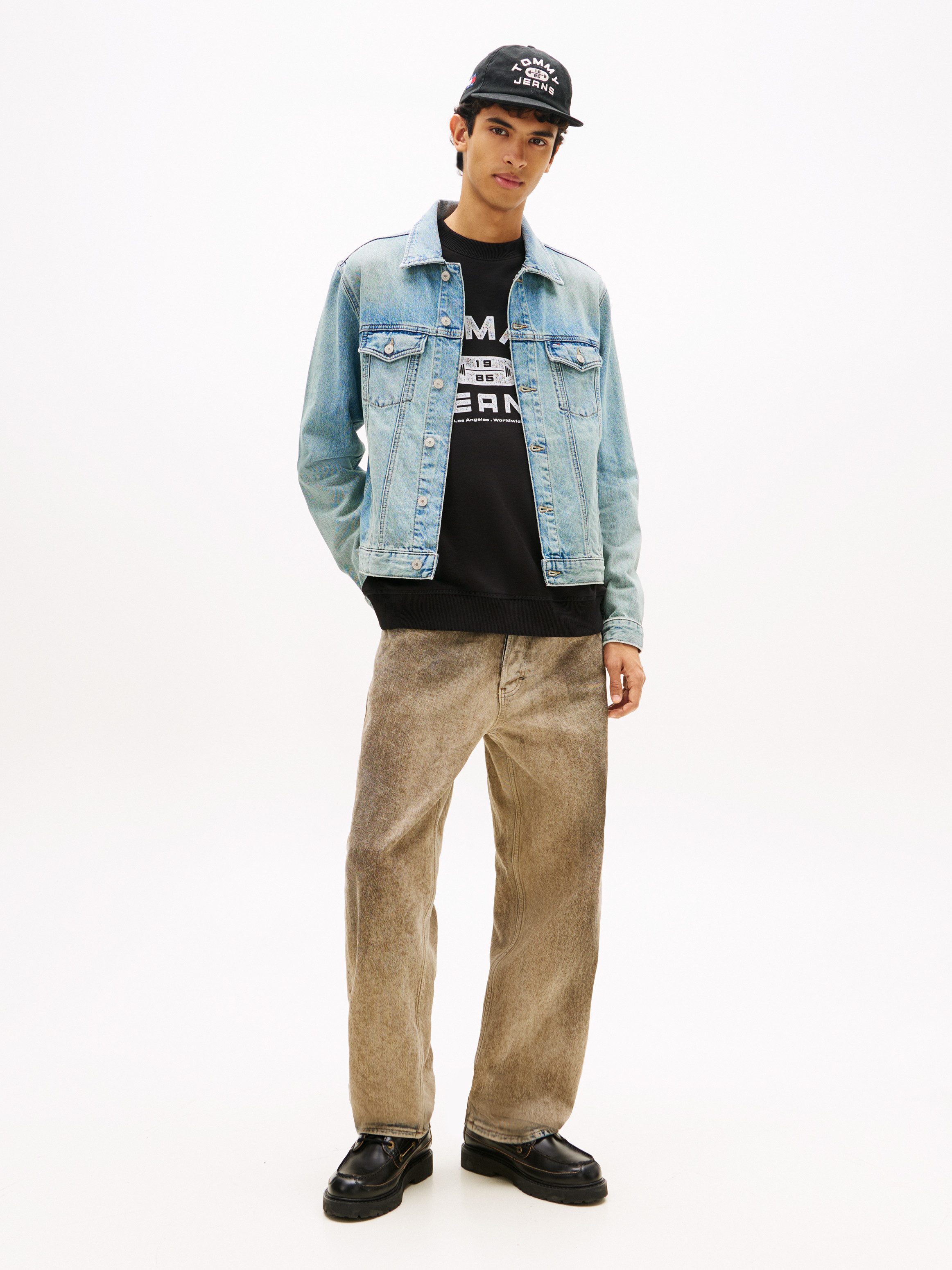 Tommy Jeans Jeansjacke RYAN REGULAR TRUCKER Regular fit mit Taschen