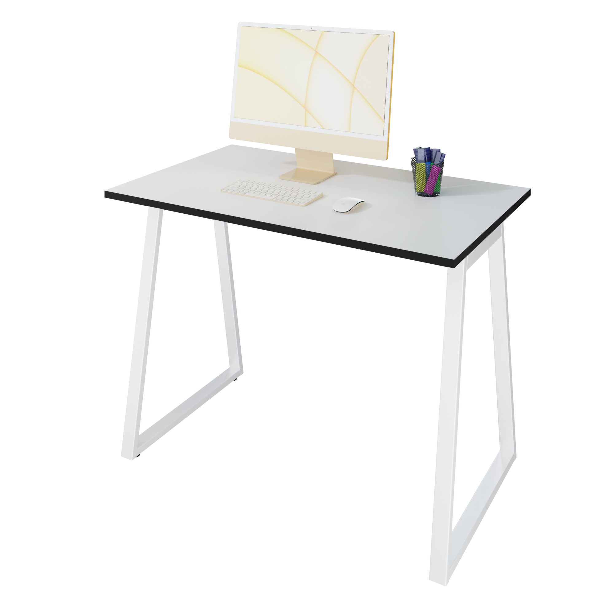 Levira Home Computertisch LEVIRA Desk, Leith - 100 x 60 x 74 - Weiß