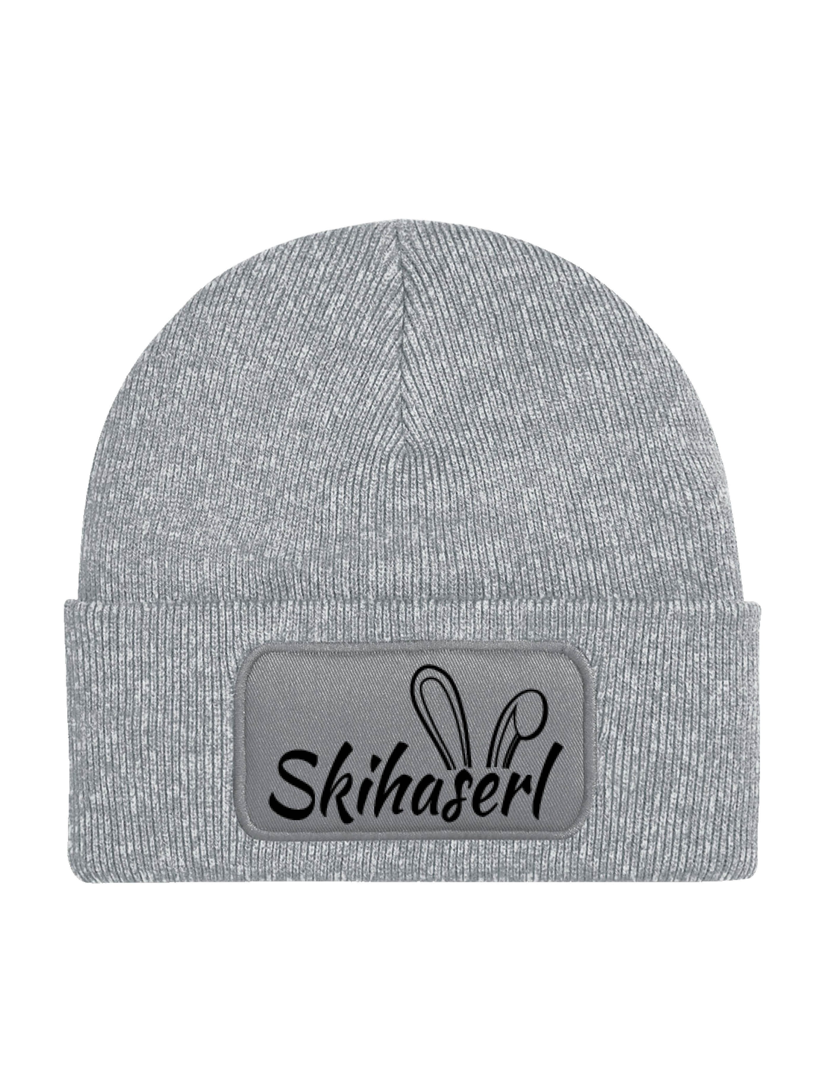 Beanie Unisex ⁠Skihaserl Beanie Mütze für Damen und Herren Geschenk Statement