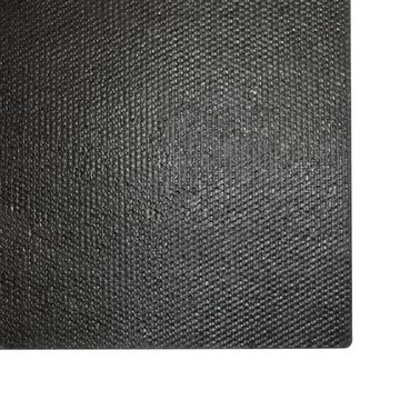 Fußmatte Fußabtreter Schmutzfangmatte Türmatte Fußmatte Schwarz 80x100 cm Kokos, vidaXL, Rechteck, Höhe: 0 mm