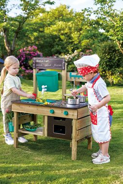 Hape Outdoor-Spielküche Holz, Kunststoff, Metall
