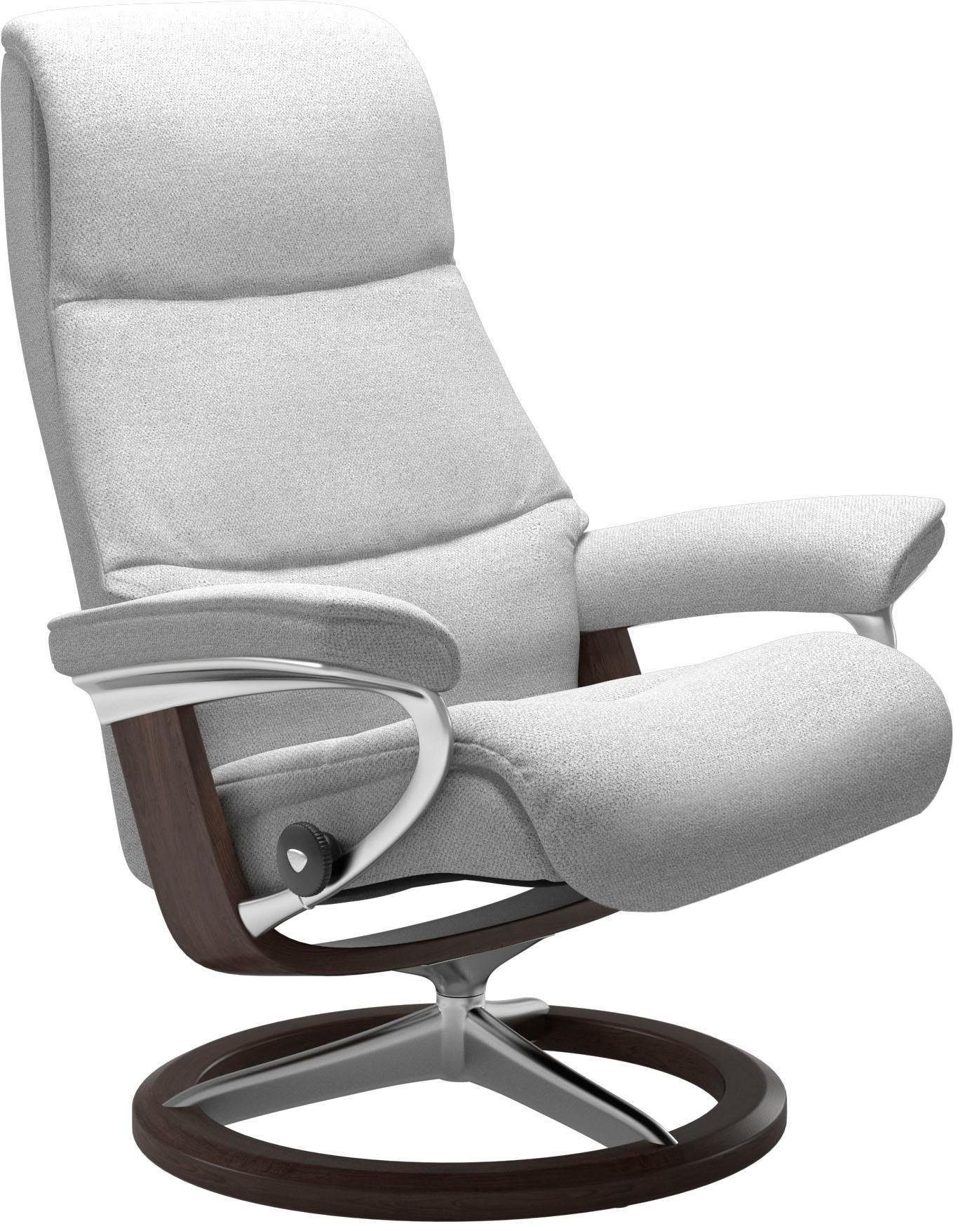 mit mit View Signature Wenge Relaxsessel Base, Hocker), Stressless® Relaxsessel Größe (Set, M,Gestell