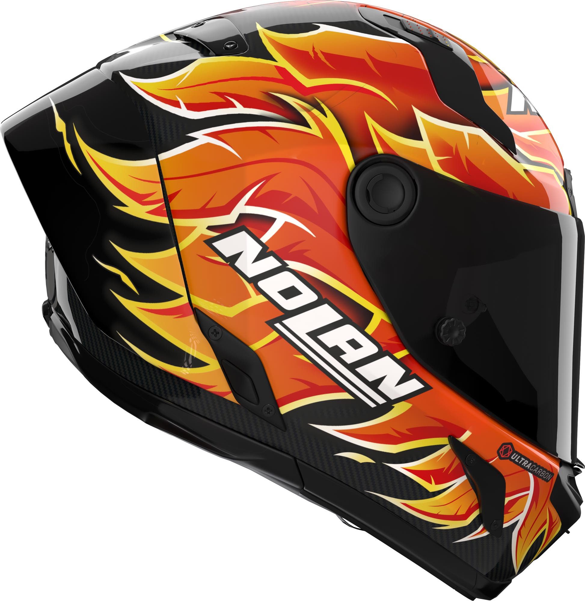 NOLAN Motorradhelm X-804 RS Ultra Carbon Replica Iannone Helm, Notfallsystem-Polsterung (EQRS),geeignet für Brillenträger,vorber