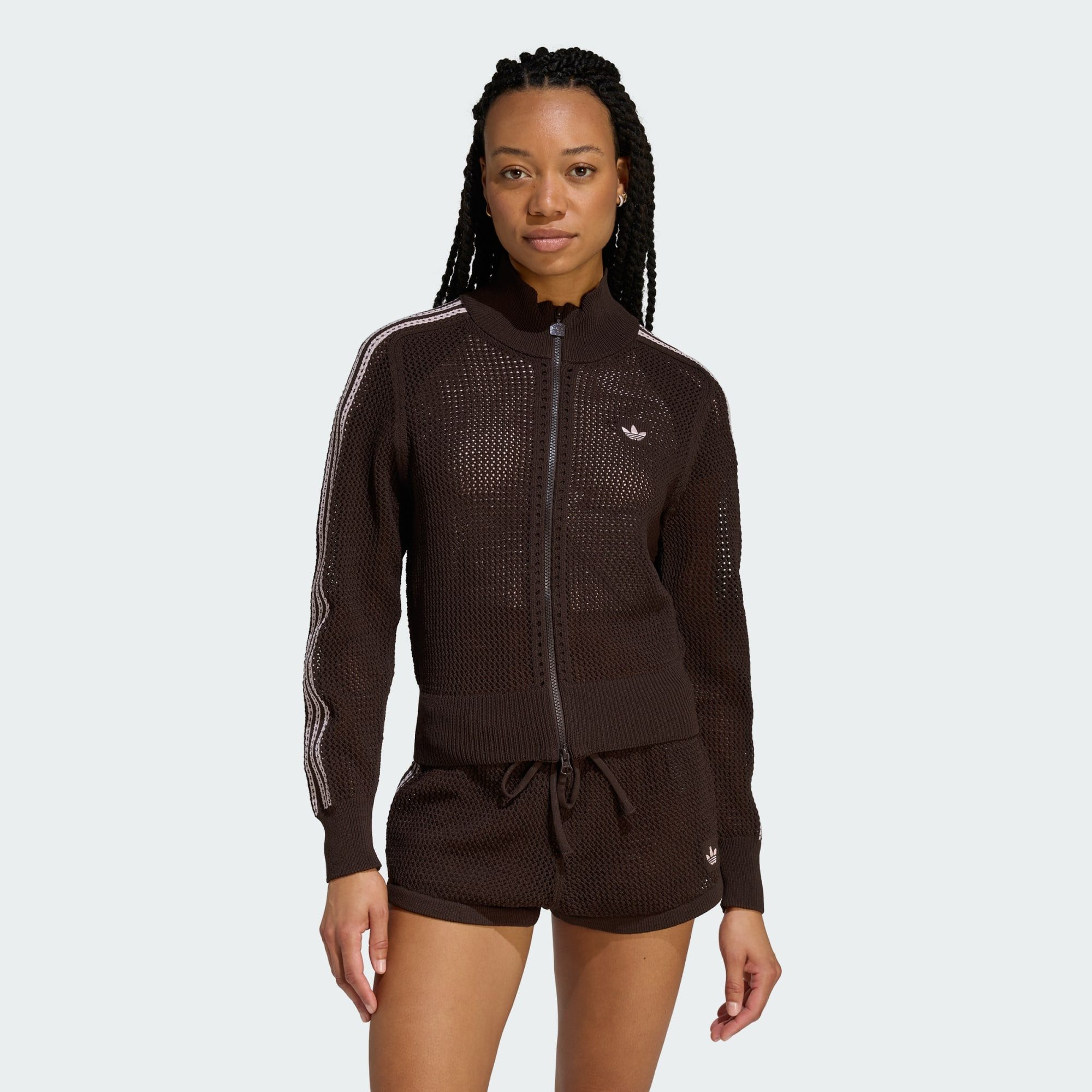 adidas Originals Trainingstop KNITTED CROCHET FIREBIRD ORIGINALS JACKE (1-t günstig online kaufen