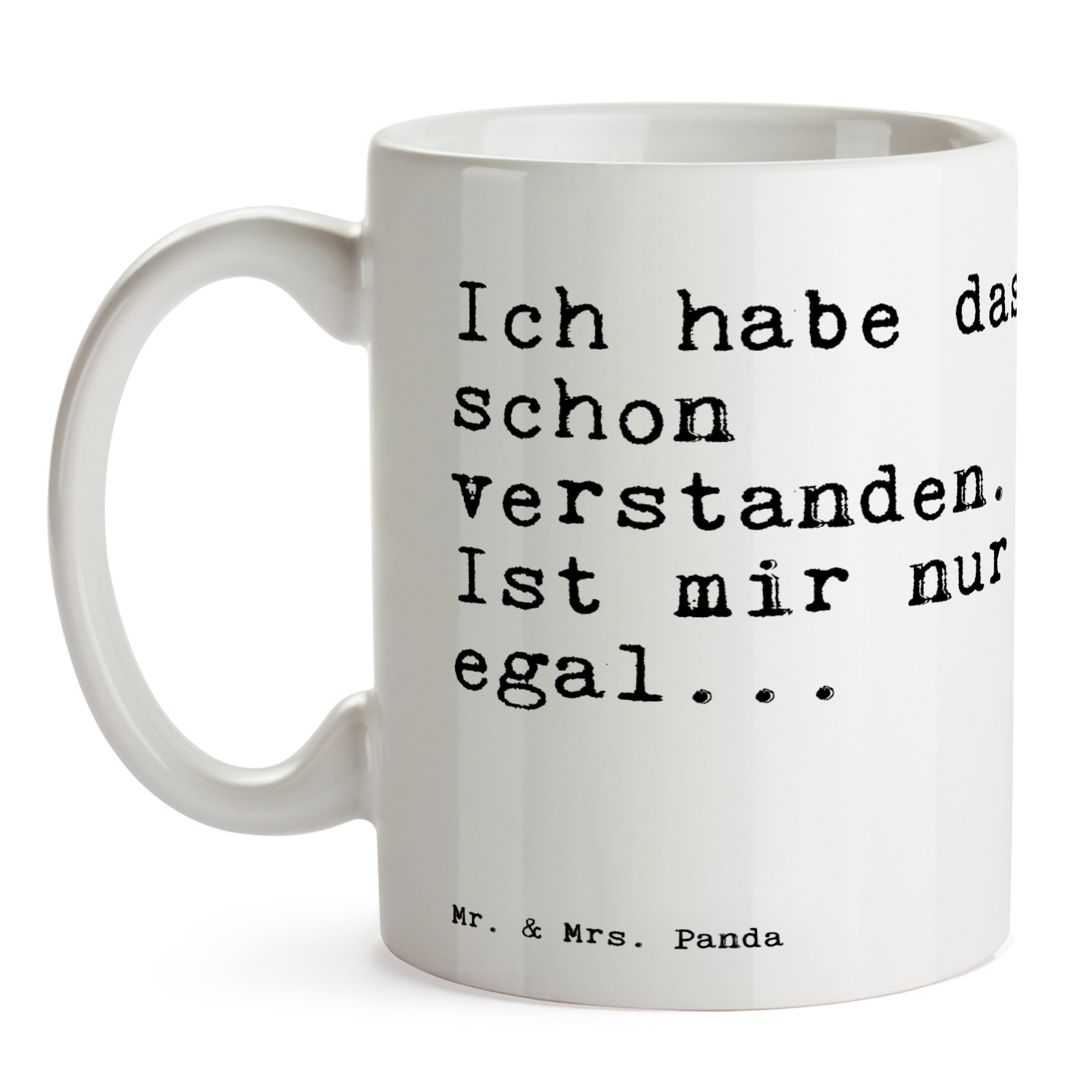 schon... habe Weiß - Tasse Sohn, das - Keramiktass, Ich Geschenk, Mr. Teebecher, Mrs. Keramik Panda &