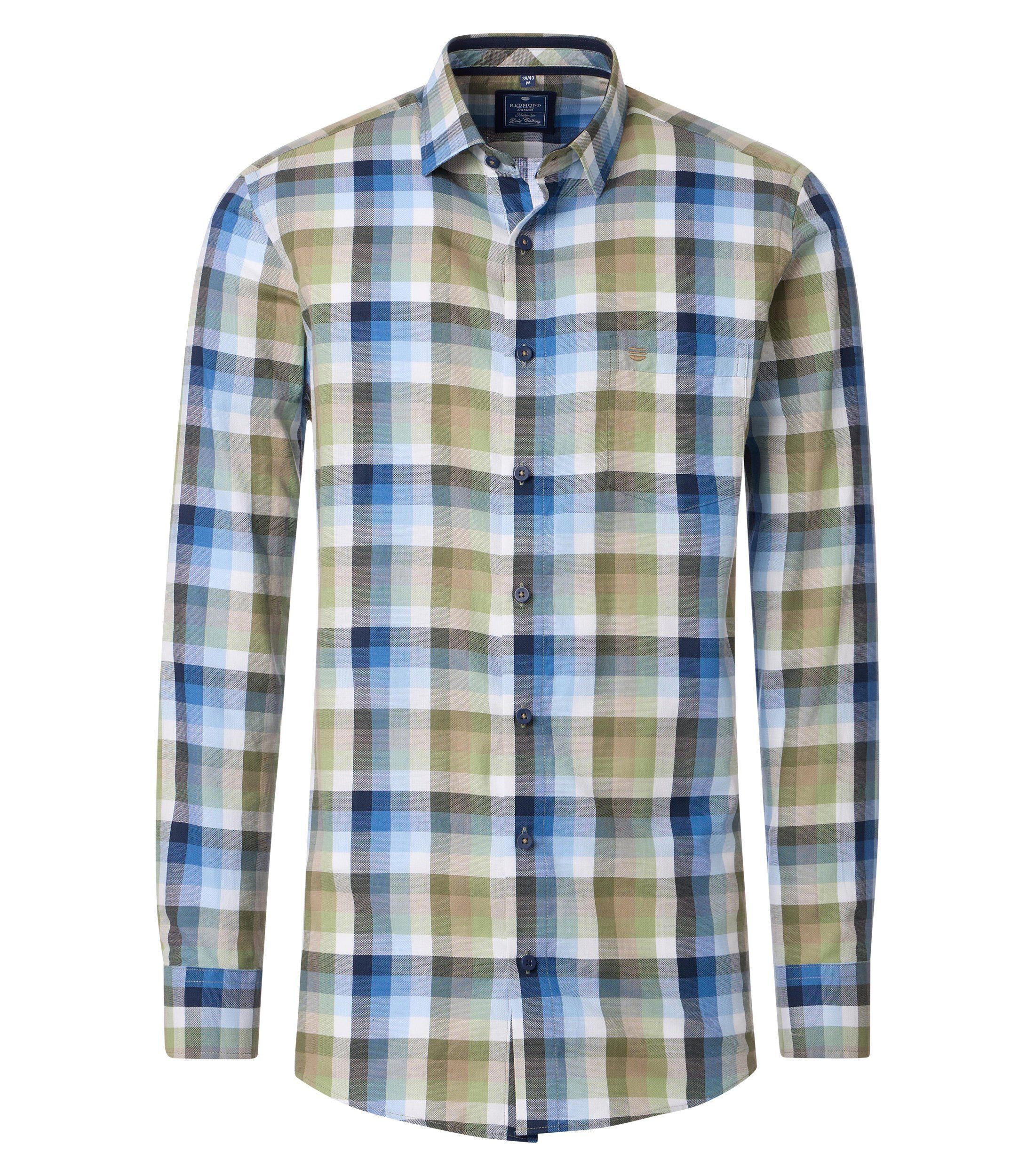 Langarmhemd kariert Comfort Fit