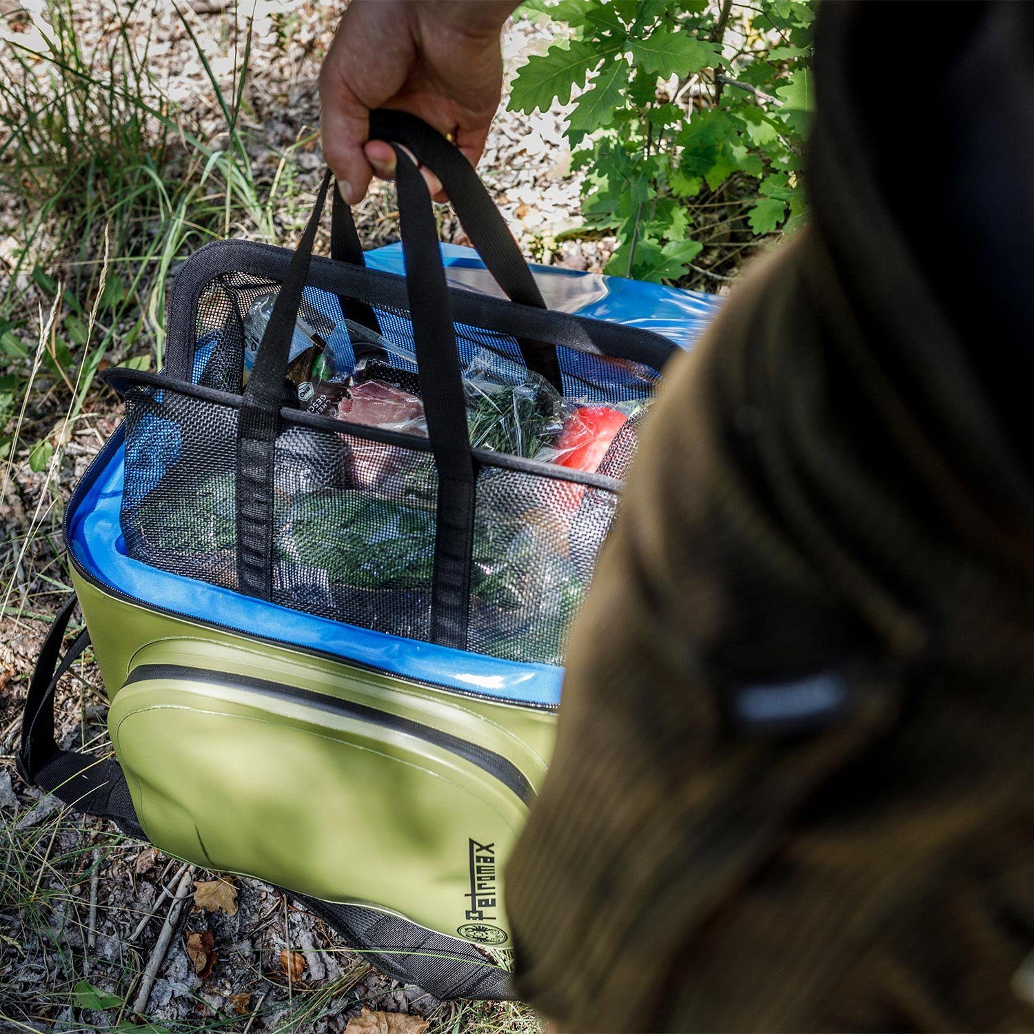 Petromax Thermobehälter Kühltasche 22 Liter olive, Isoliertasche, Picknick, Kühldauer bis zu 4 Tagen