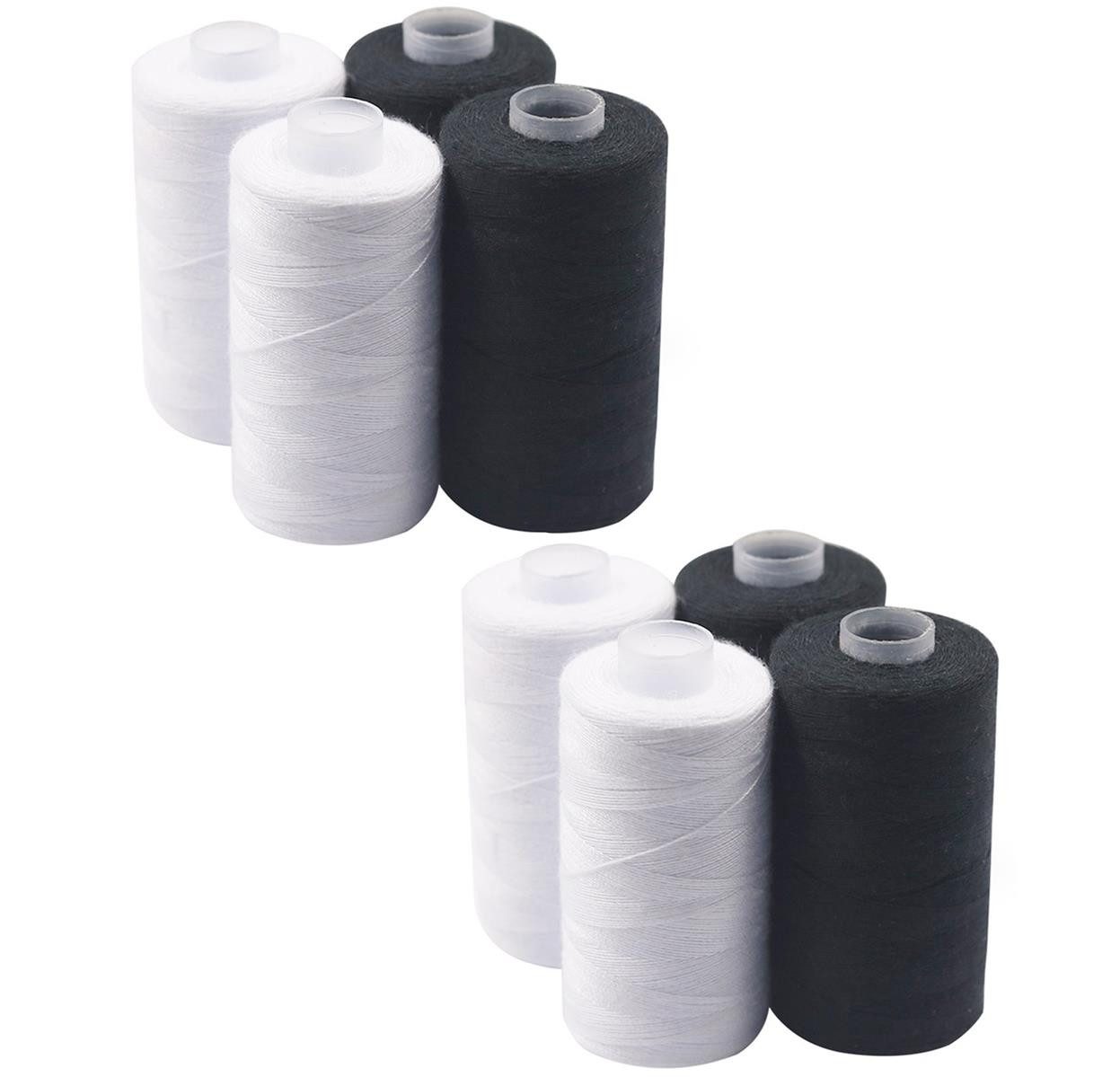 Dalipo Polyester Nähgarn – 1000m Dunkelgrau, Für Maschine & Handarbeit