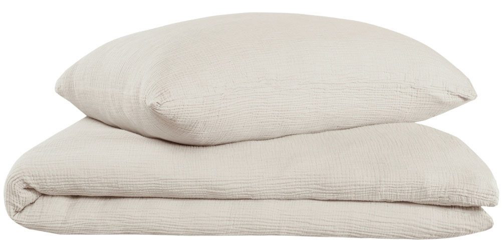 Bettwäsche Sally aus superweichem Musselin, 135x200cm + 80x80cm