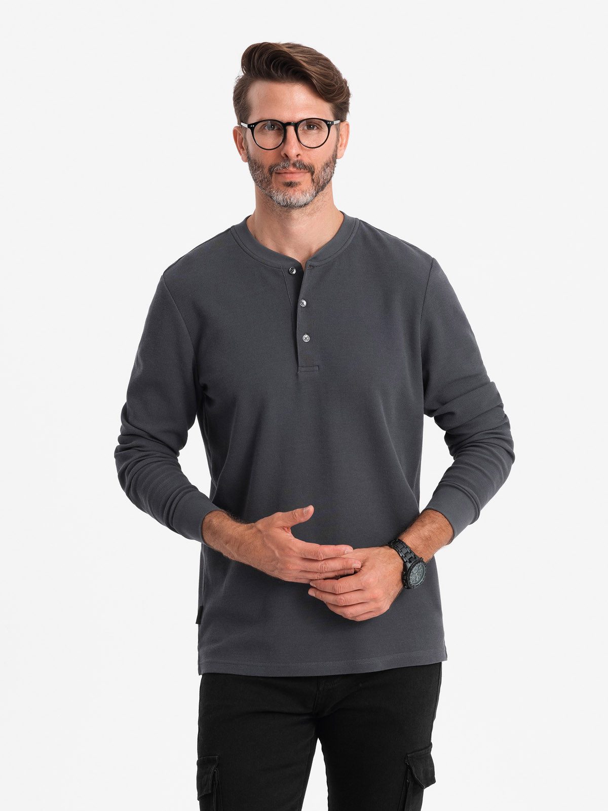 OMBRE Longsleeve Casual Longsleeve günstig online kaufen