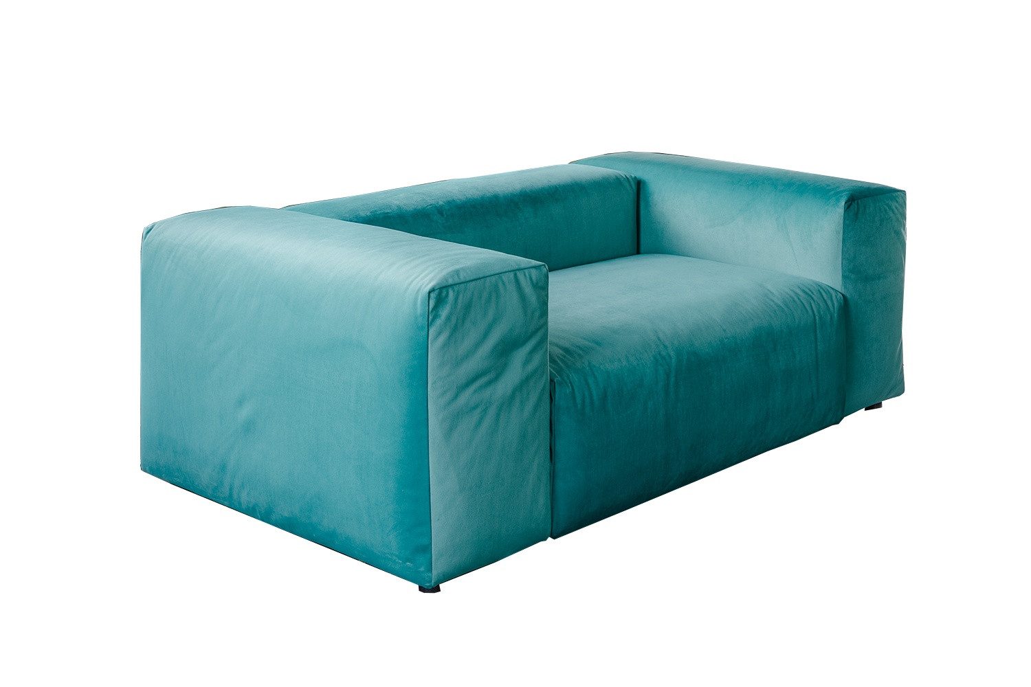 KAWOLA XXL-Sessel MIA Modularer Sessel Velvet 4-tlg. – moderner Loveseat – flexibel, Luxuriöser Samt-Bezug, weich gepolstert & flexibel stellbar