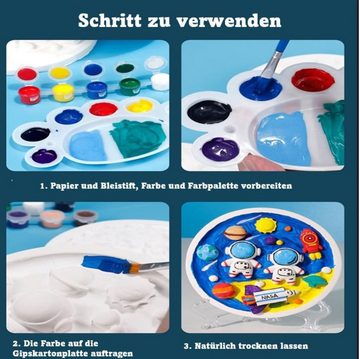 DTC GmbH Kreativset DIY-Figuren Malerei Kunst Set, (DIY-GraffitiNeues stereoskopisches 3D-Modell), Für Kinder muss es eine sinnvolle Abwechslung sein.