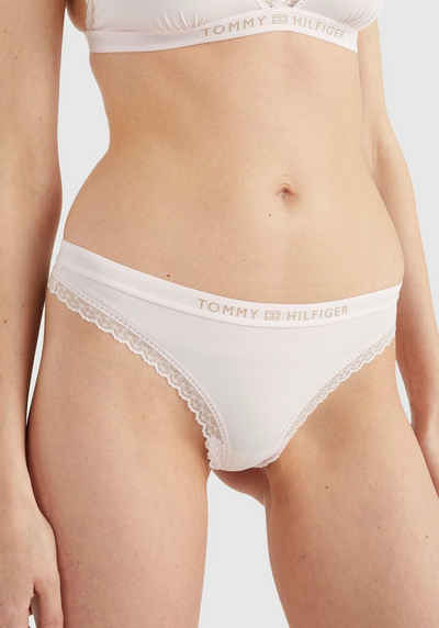 Tommy Hilfiger Underwear String mit Spitzenkante am Beinausschnitt