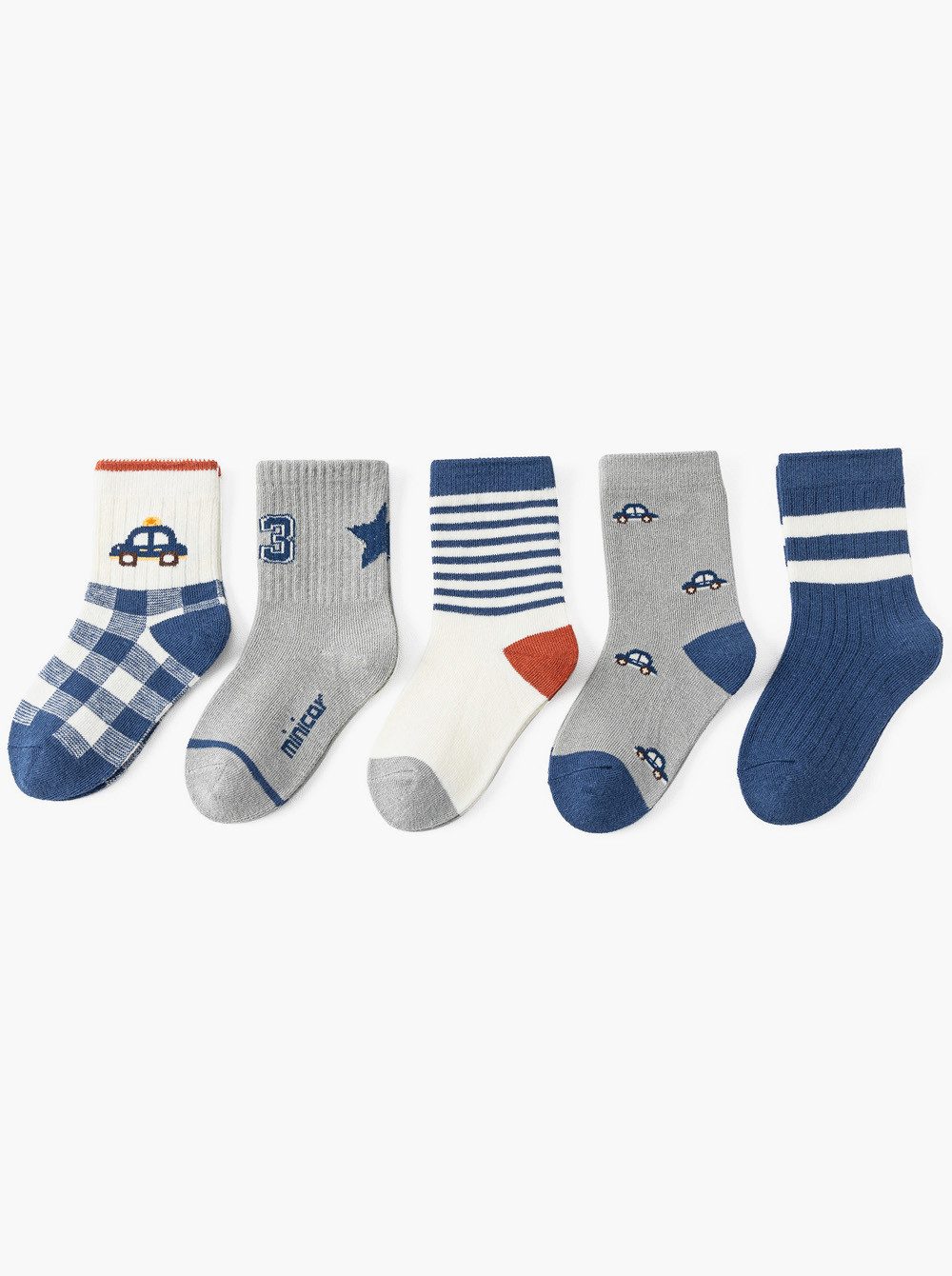 axy Socken axy Kinder Jungen Socken 5 Paar Multipack (Set, 5er-Pack, 5 Paar) Junge Geschenke Bunte Weich Neuheit Kindersocken Auto