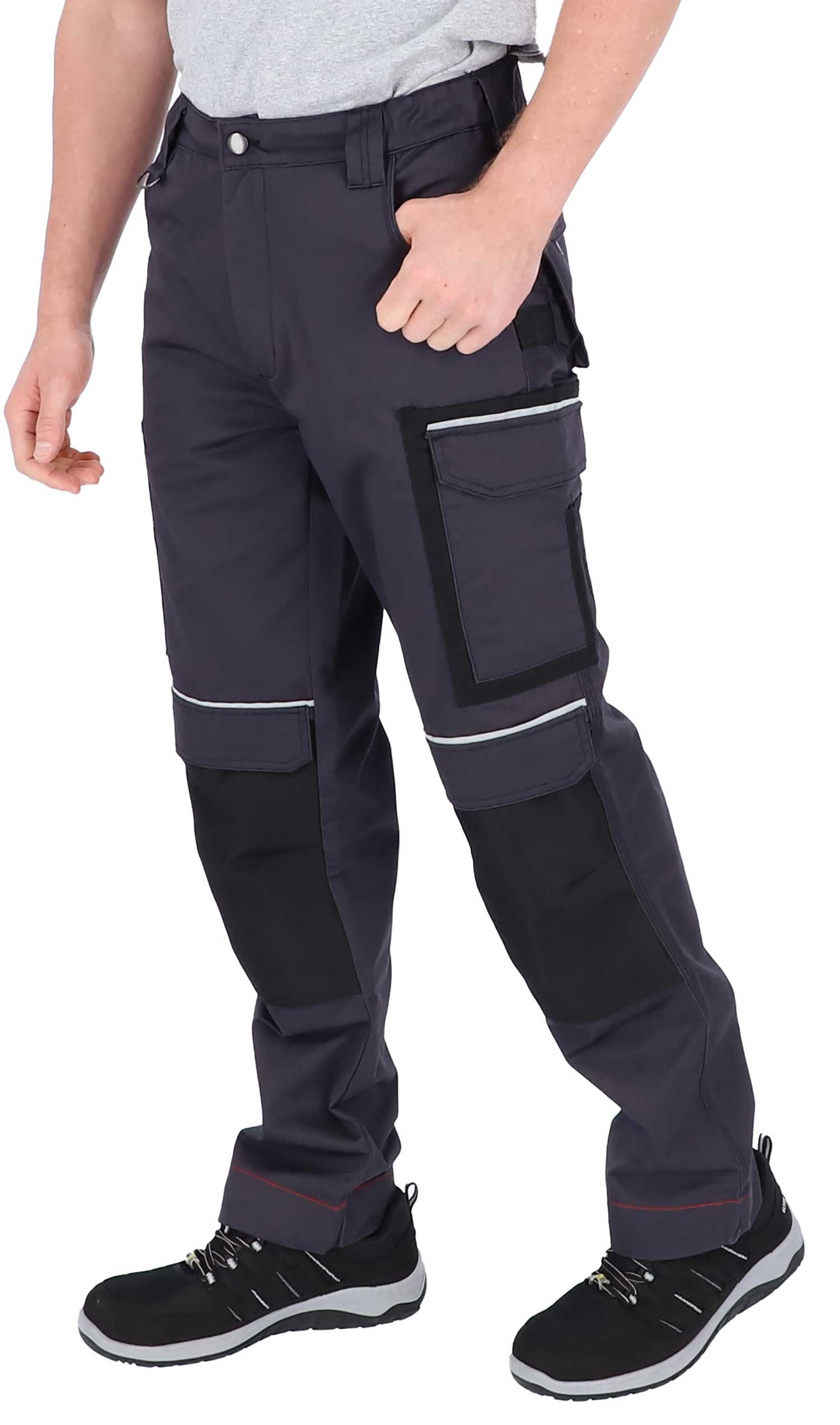 ELIWORX Arbeitshose Männer mit Stretch Einsatz - Bequeme Passform - Robustes Material Arbeitshose Herren ideal für Handwerk Heimwerk und Baugewerbe