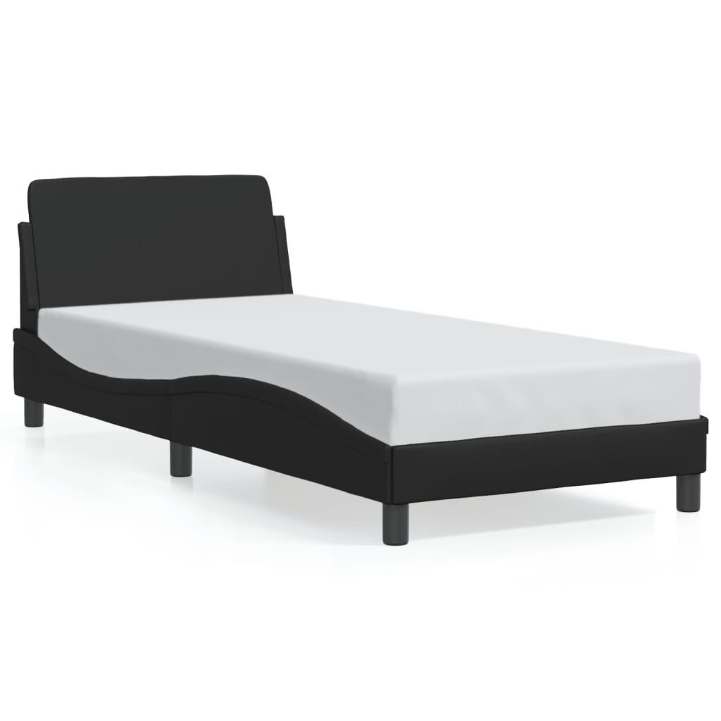 vidaXL Bett Bettgestell "Dover" Schwarz 80x200 günstig online kaufen