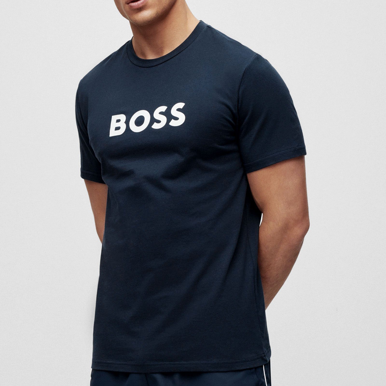 BOSS T-Shirt T-Shirt RN mit großem günstig online kaufen