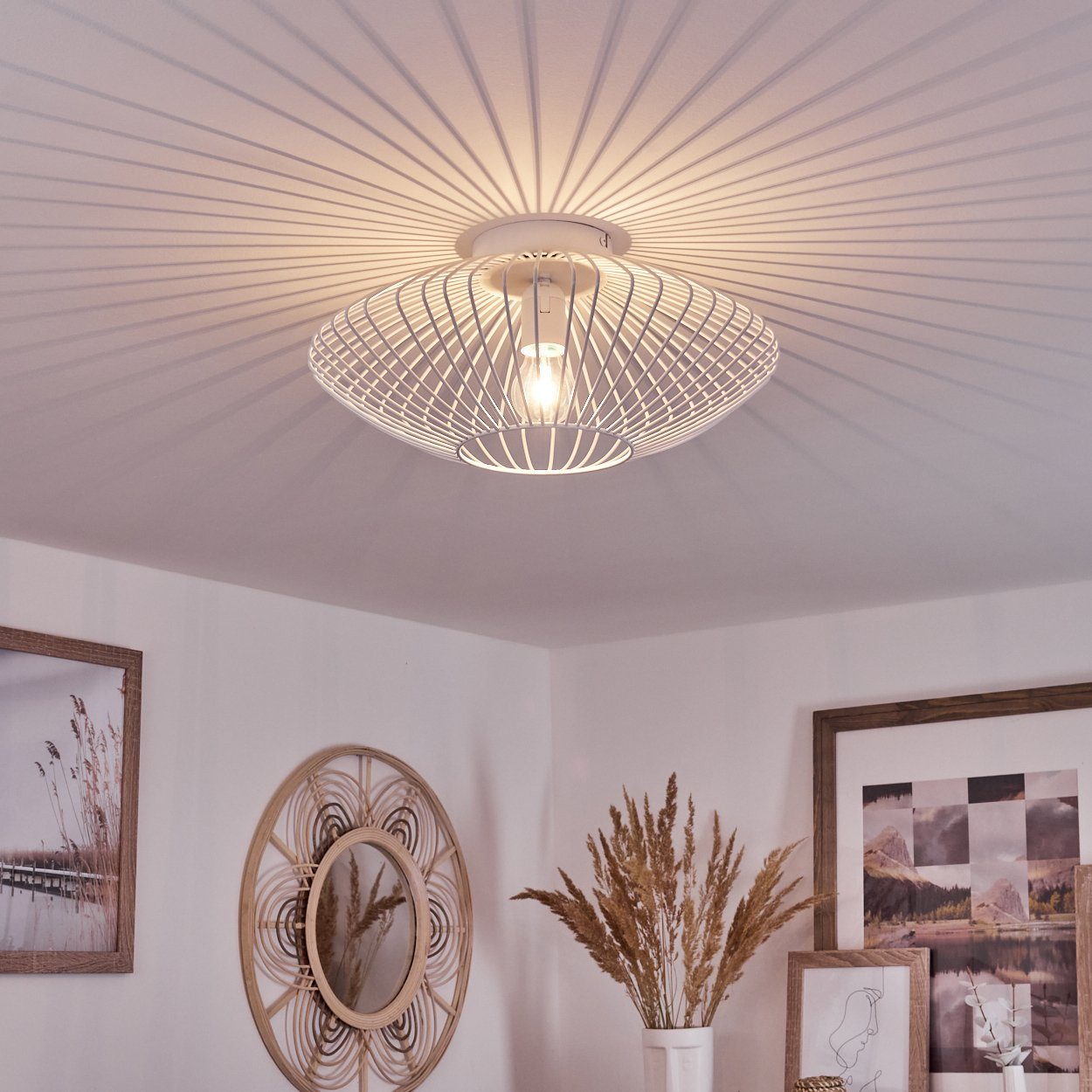 hofstein Deckenleuchte »Pieris« runde Deckenlampe aus günstig online kaufen